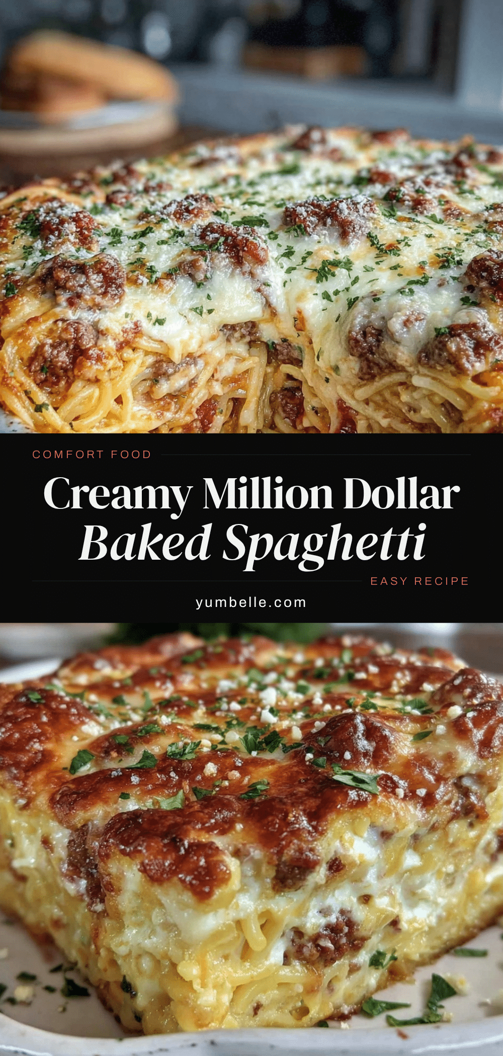 creamy million dollar spaghetti casserole recipe