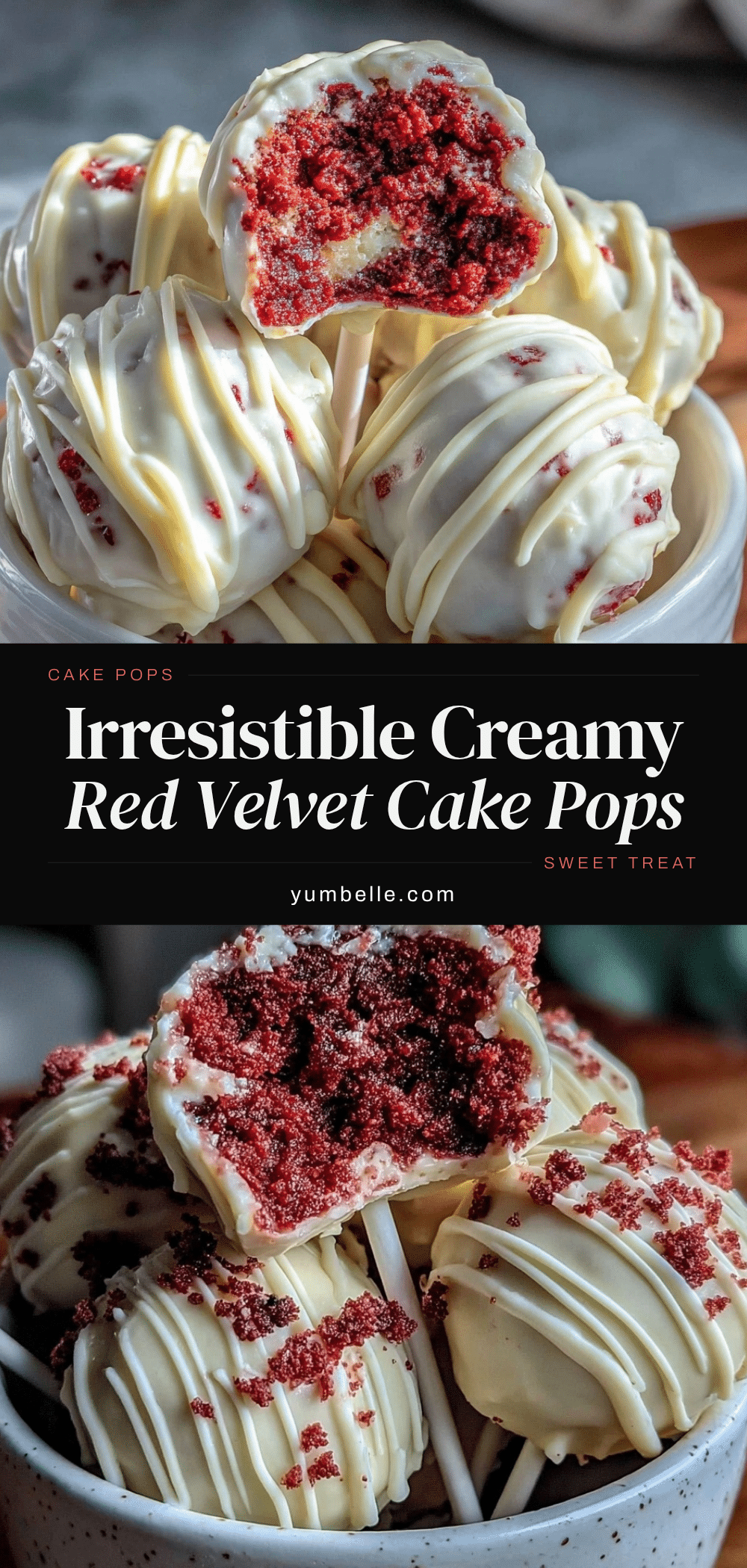 creamy red velvet cake pops recipe