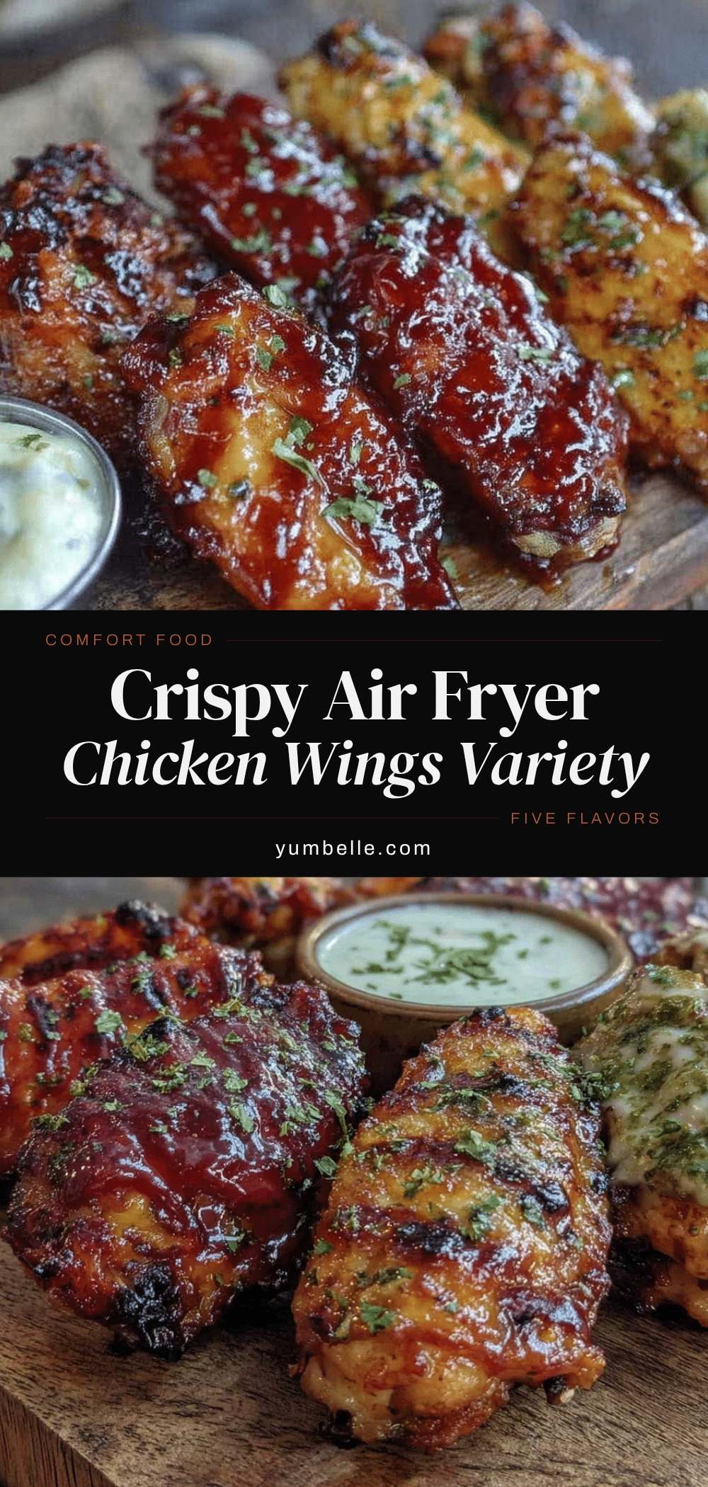 crispy air fryer chicken wings recipe