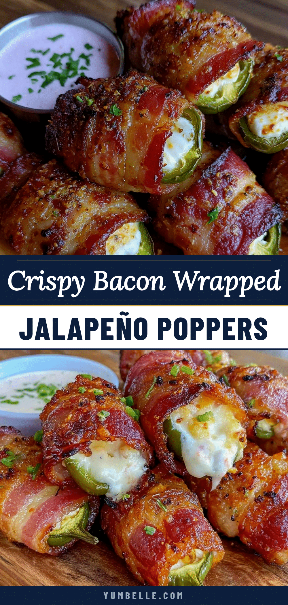 crispy bacon wrapped jalapeño poppers recipe