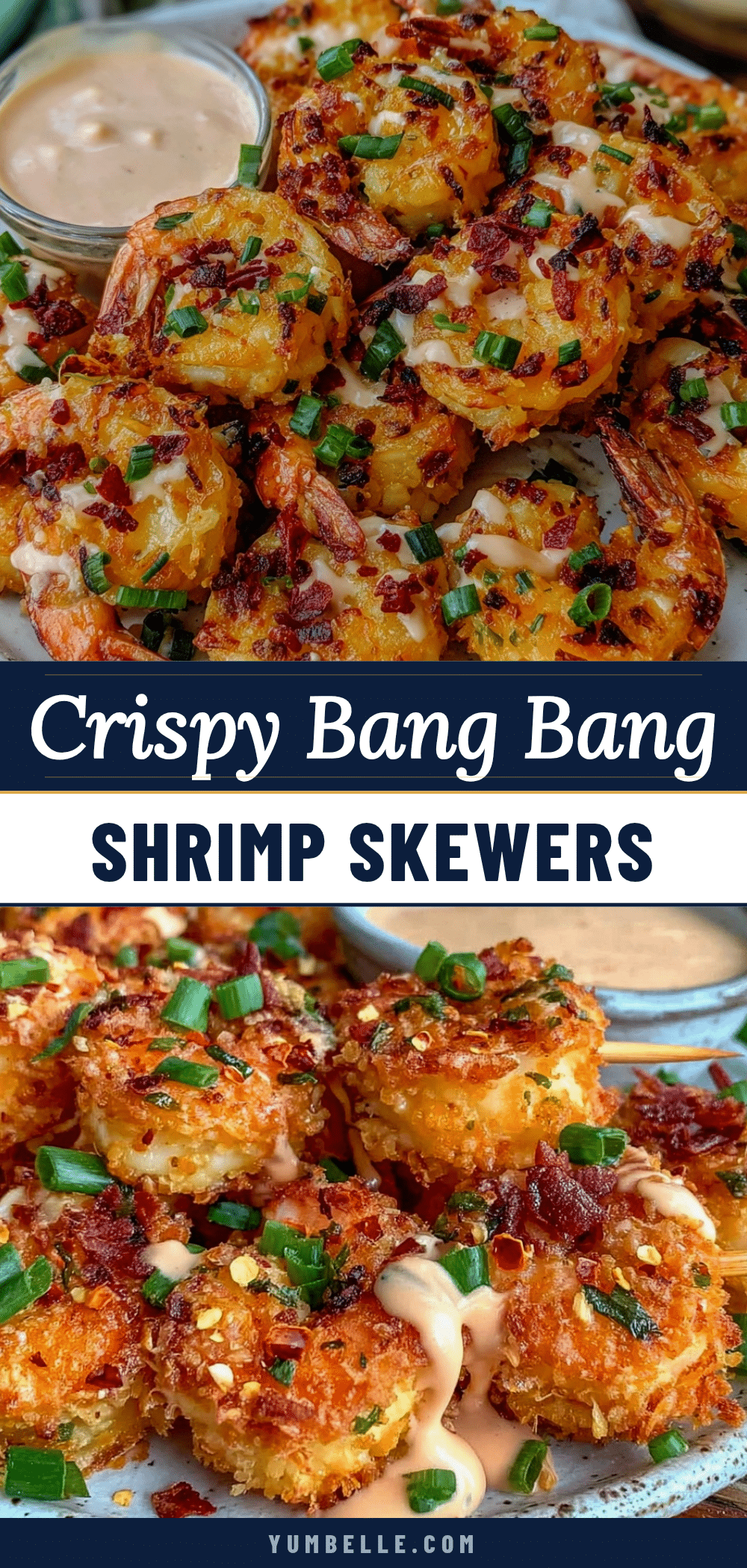 crispy bang bang shrimp skewers recipe