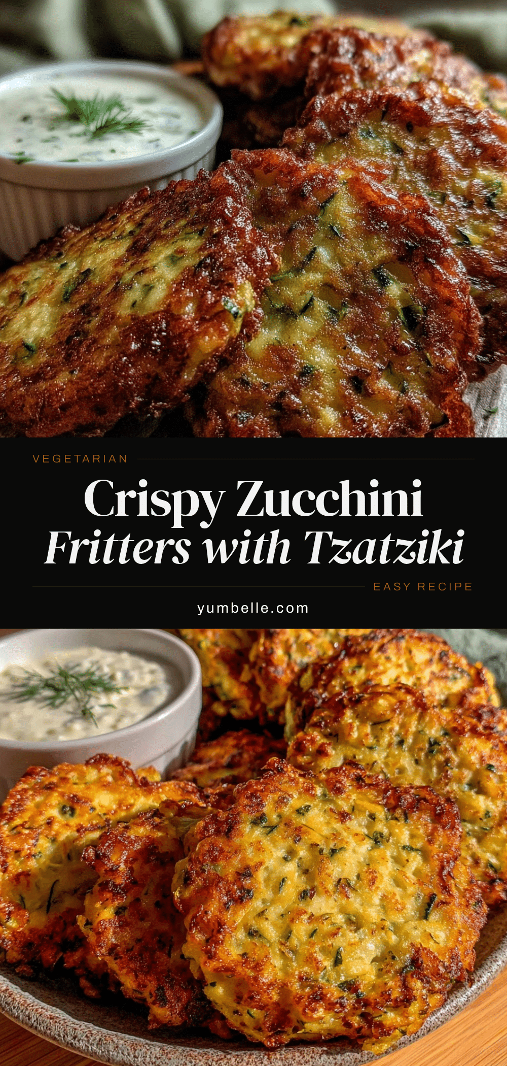 crispy zucchini fritters recipe