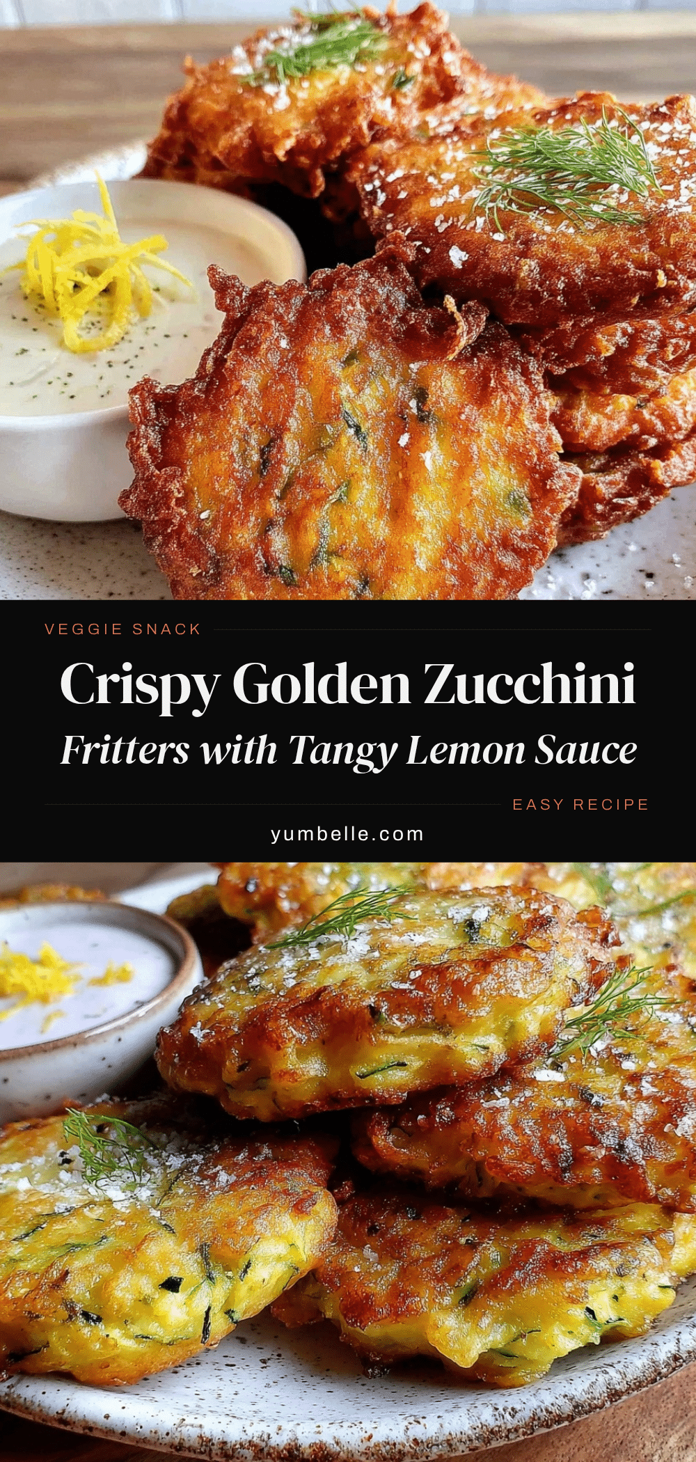 crispy zucchini fritters recipe