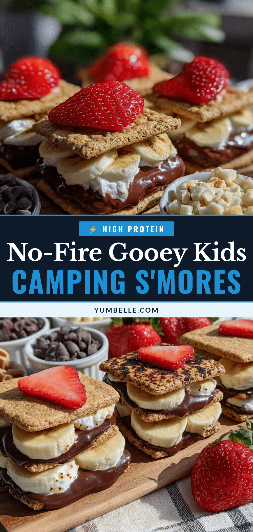 easy kids camping smores alternatives recipe
