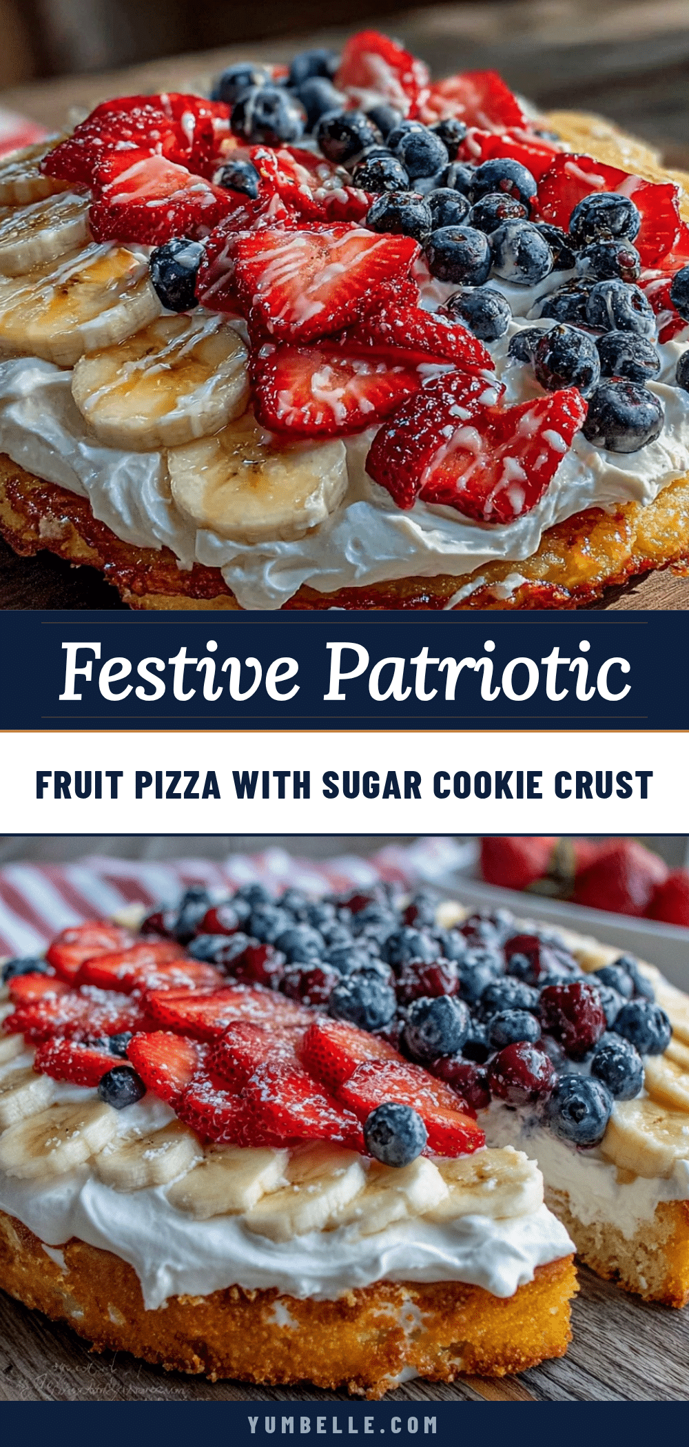 festive patriotic fruit pizza recipe