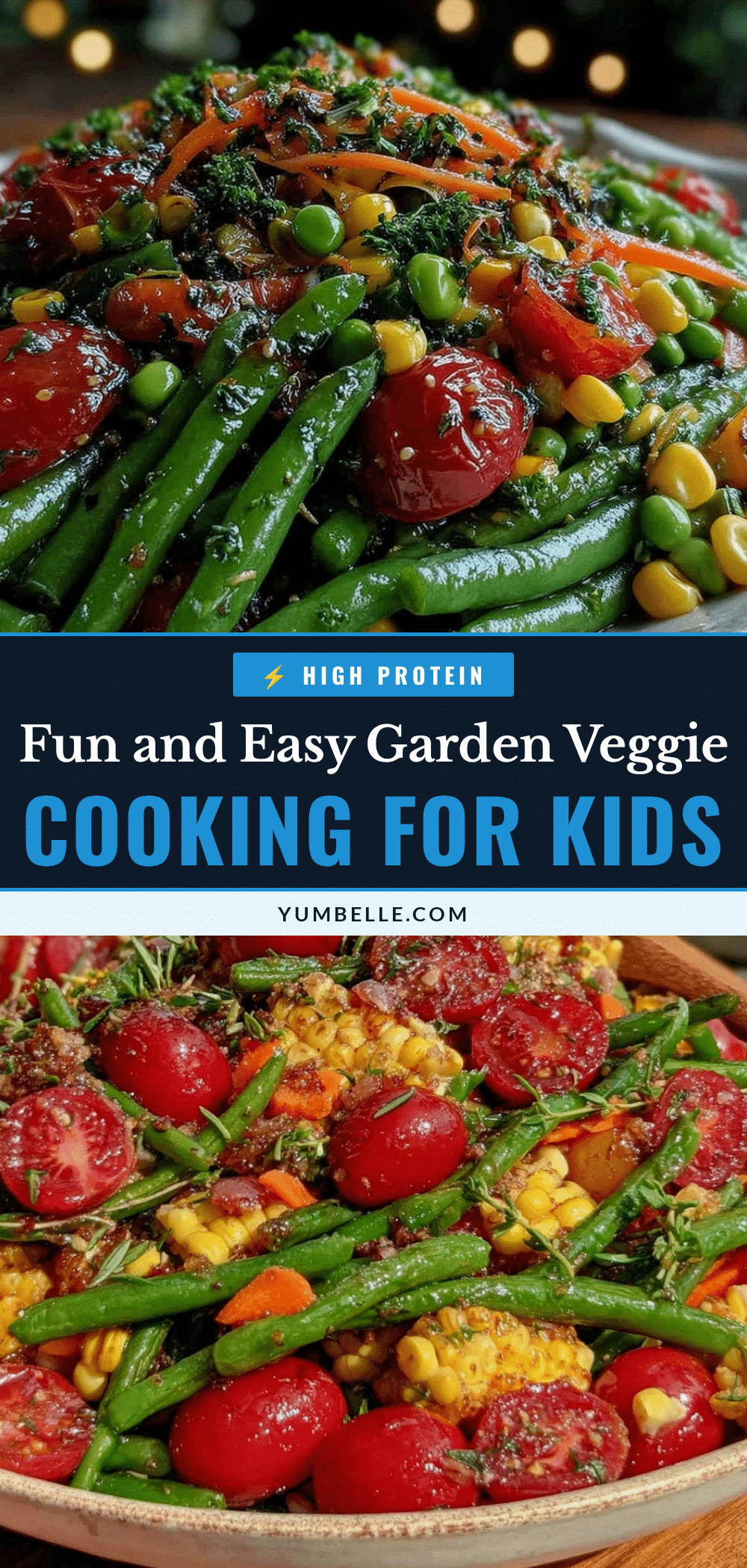 fresh garden vegetable cooking for kids recipe