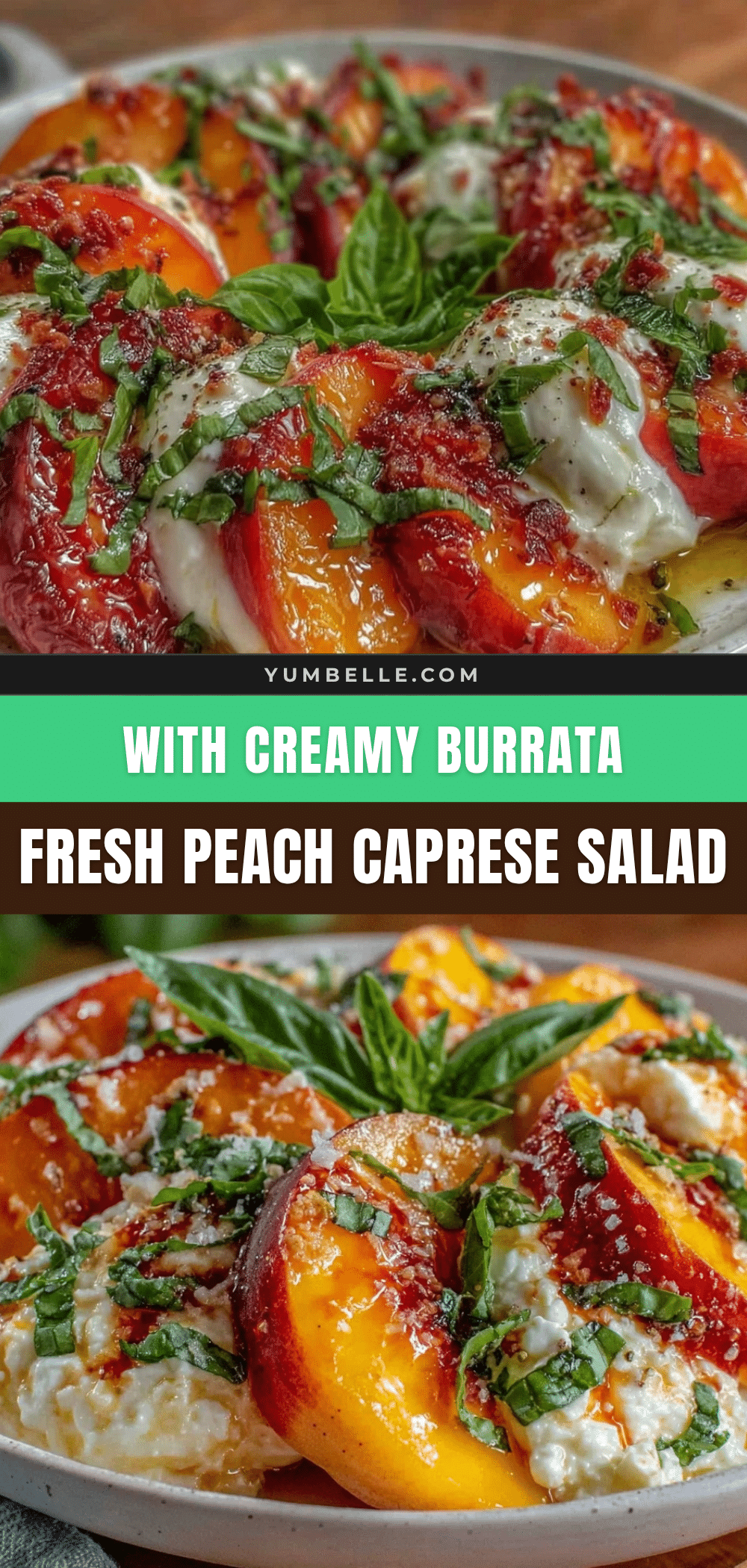 fresh peach caprese salad recipe
