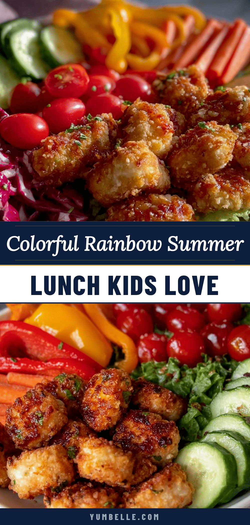Fresh Rainbow Summer Lunch recipe