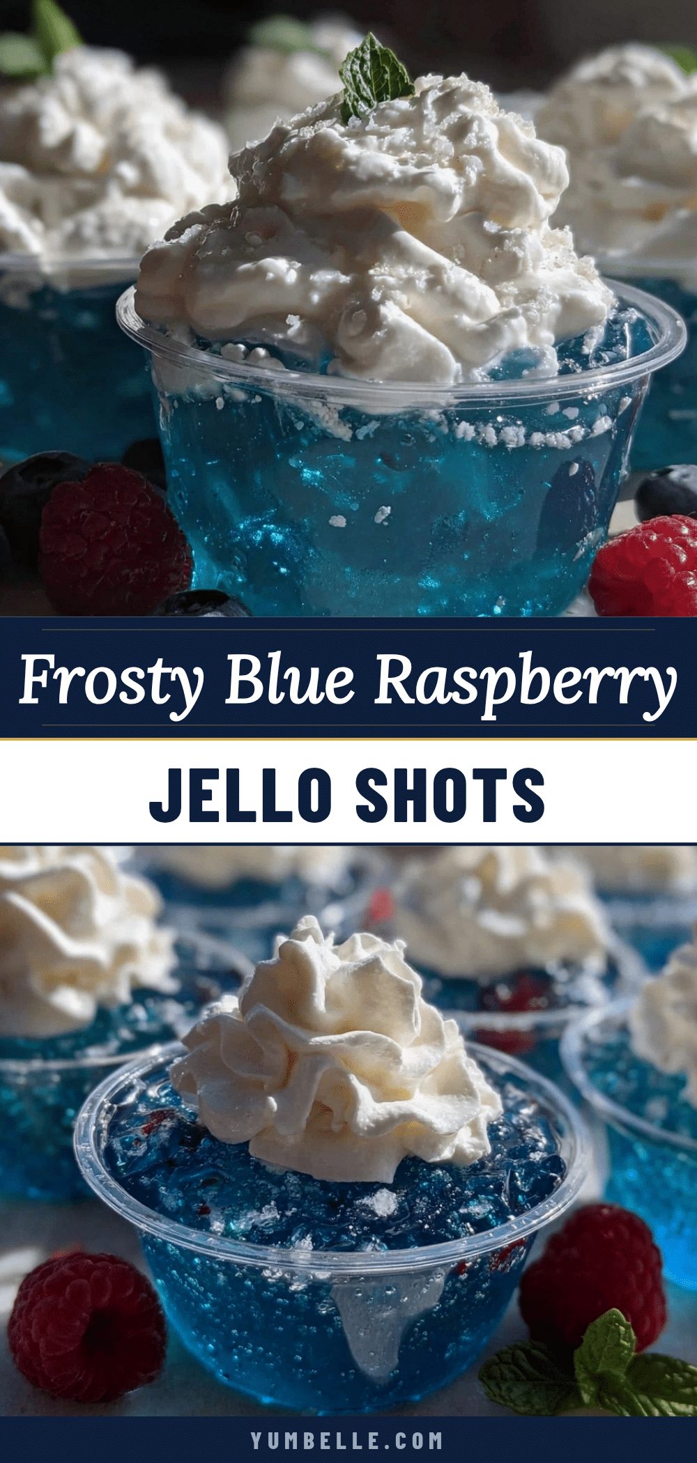 frosty blue raspberry jello shots recipe