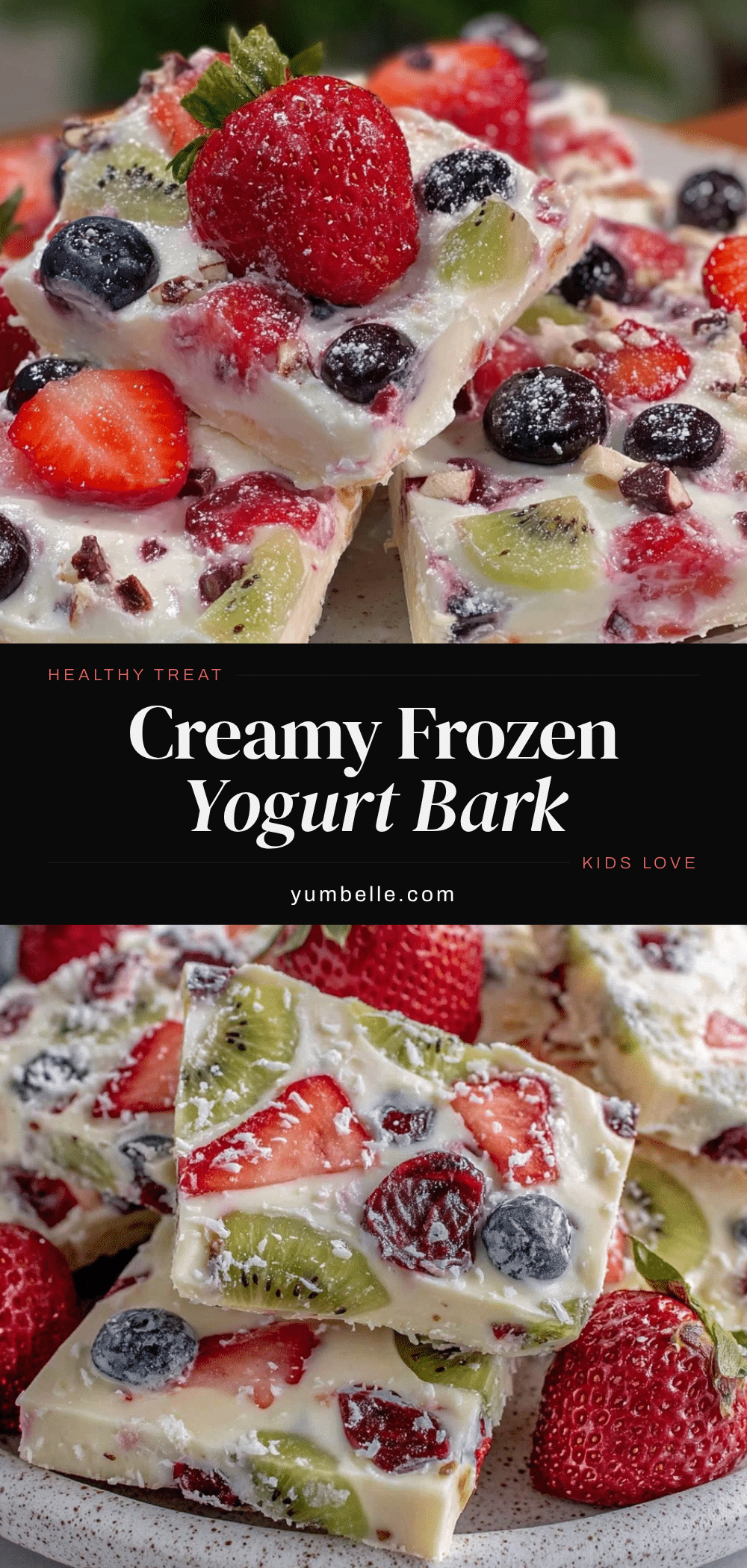 healthy frozen yogurt bark recipe