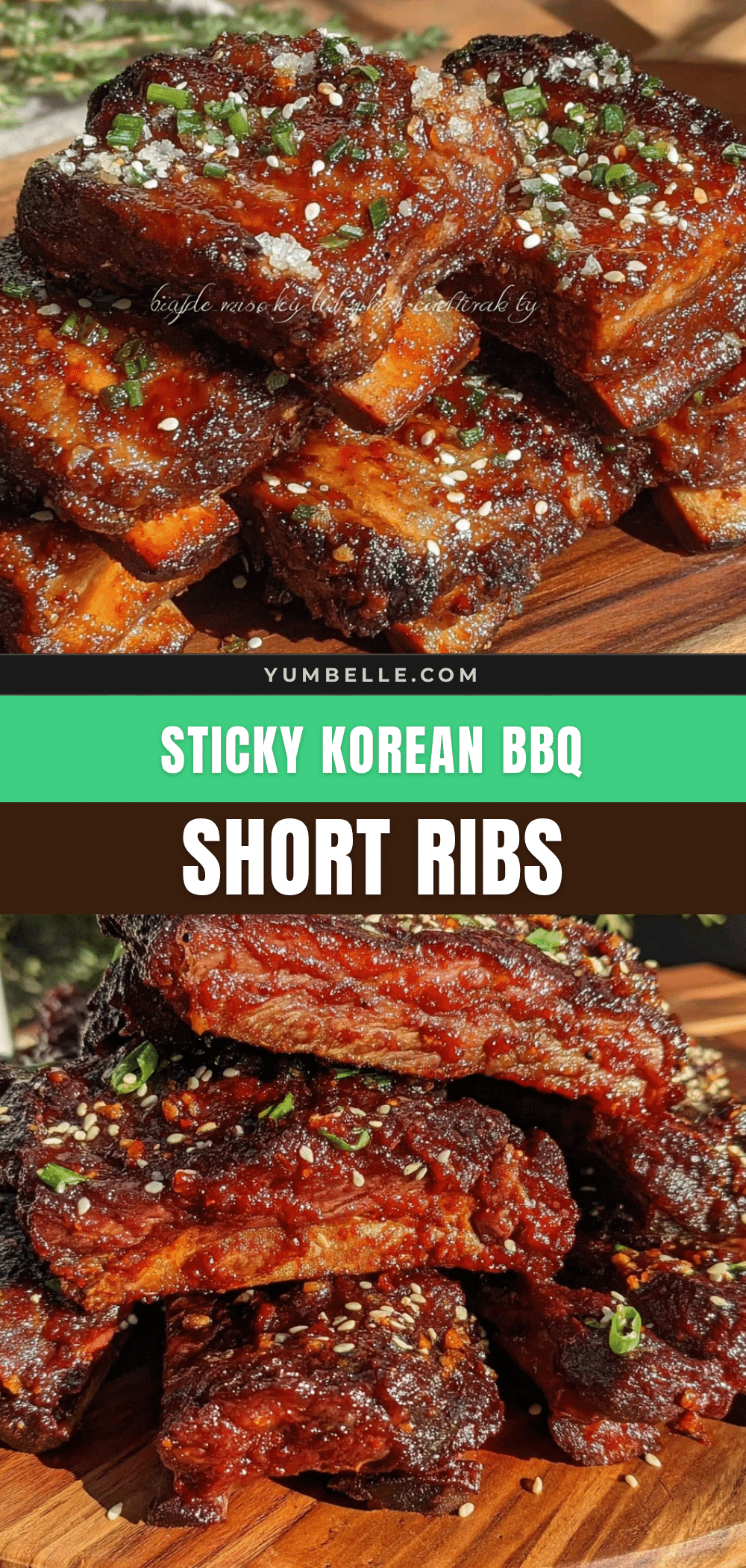Korean BBQ short ribs recipe