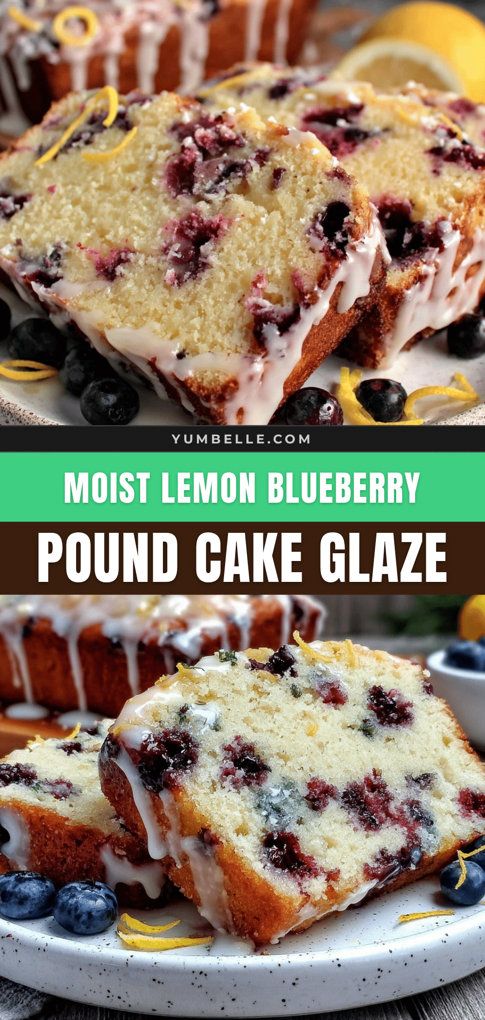 moist lemon blueberry pound cake recipe