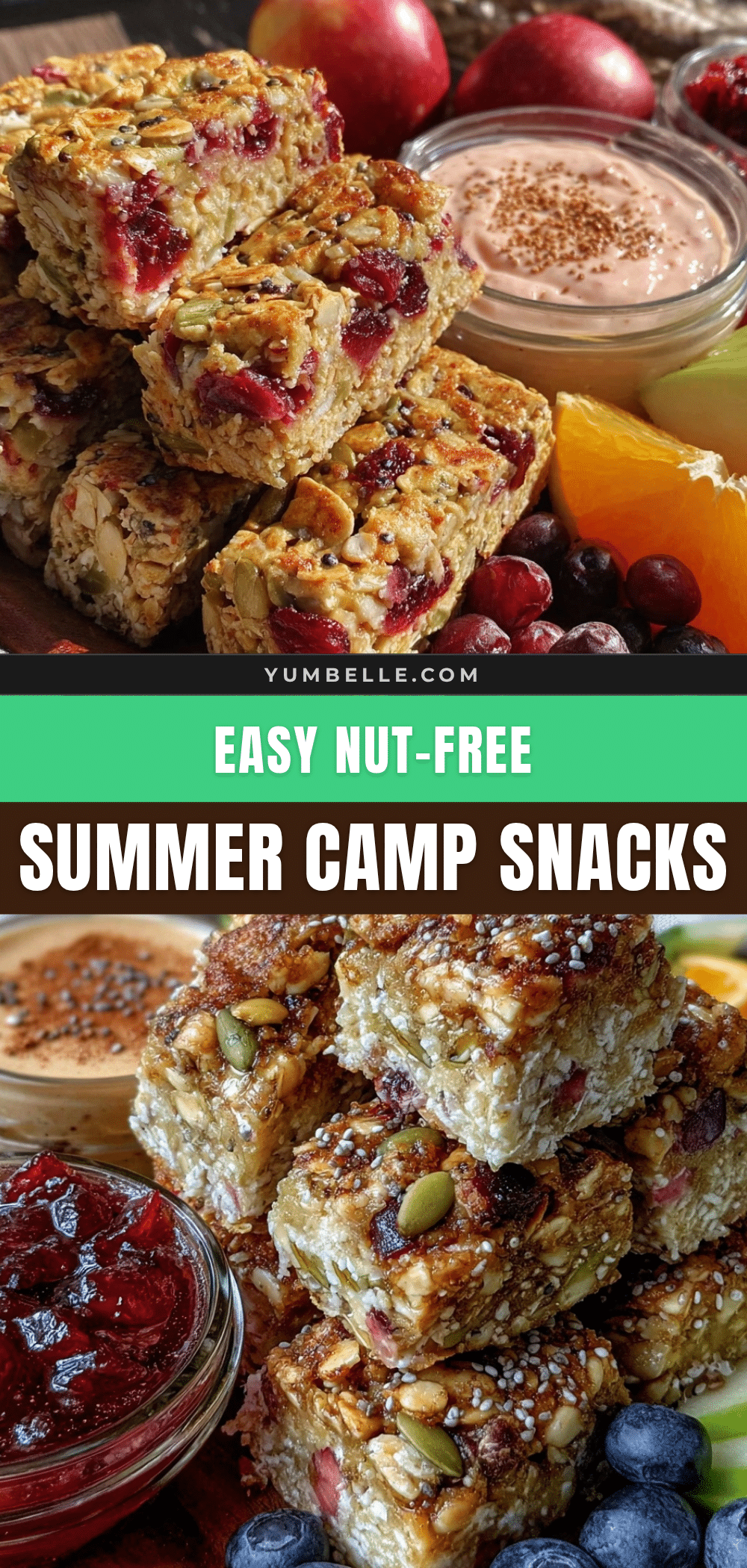 nut-free school summer camp snacks recipe