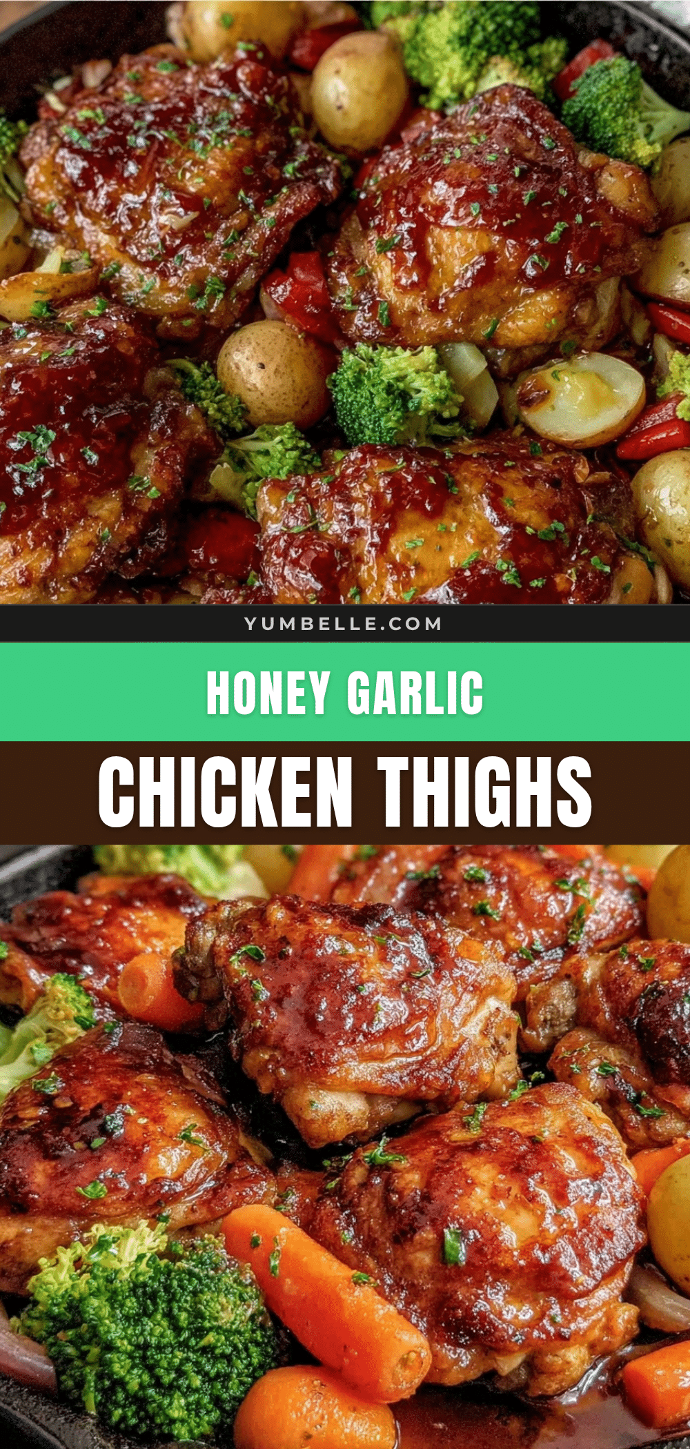 one-pan honey garlic chicken thighs recipe