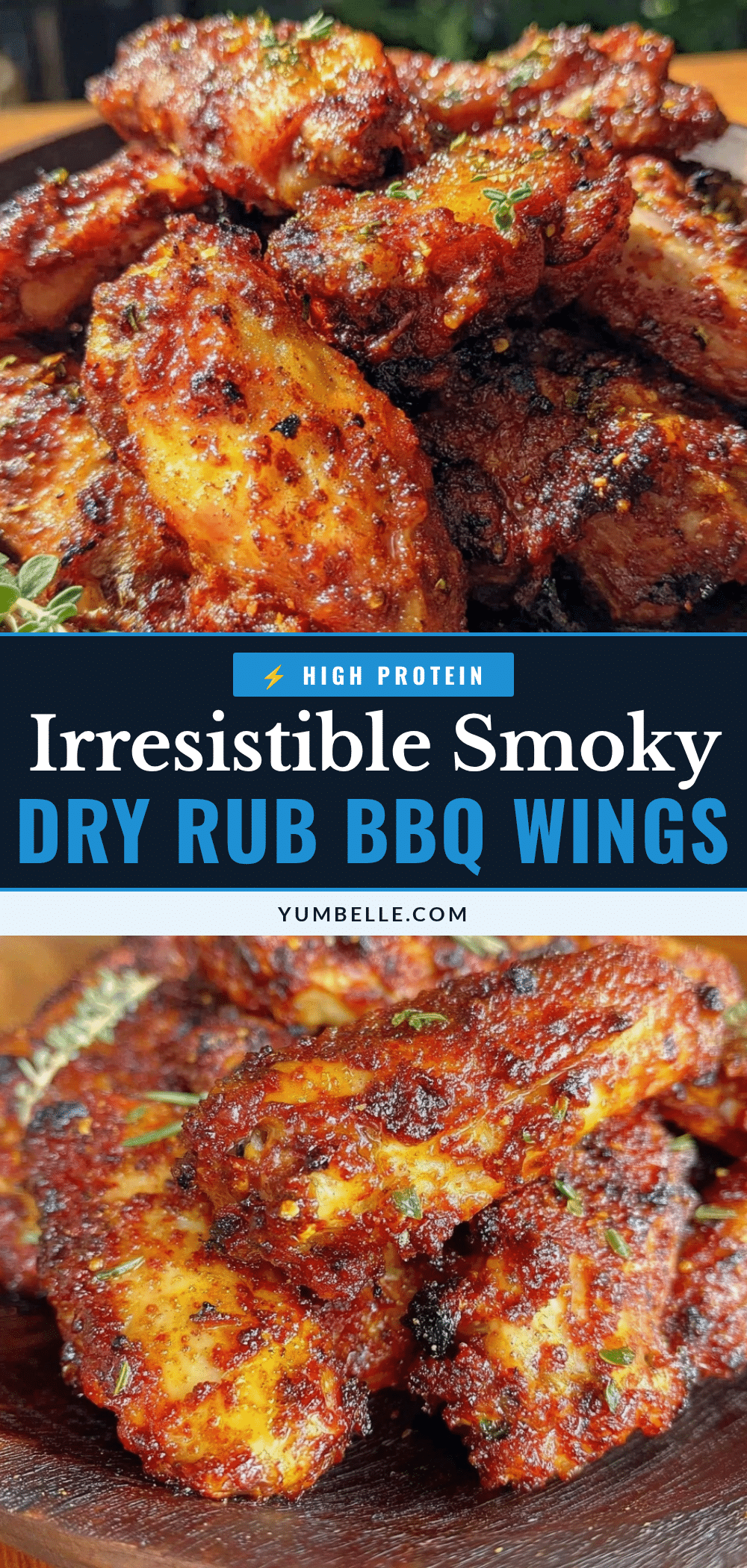 smoked BBQ chicken wings recipe