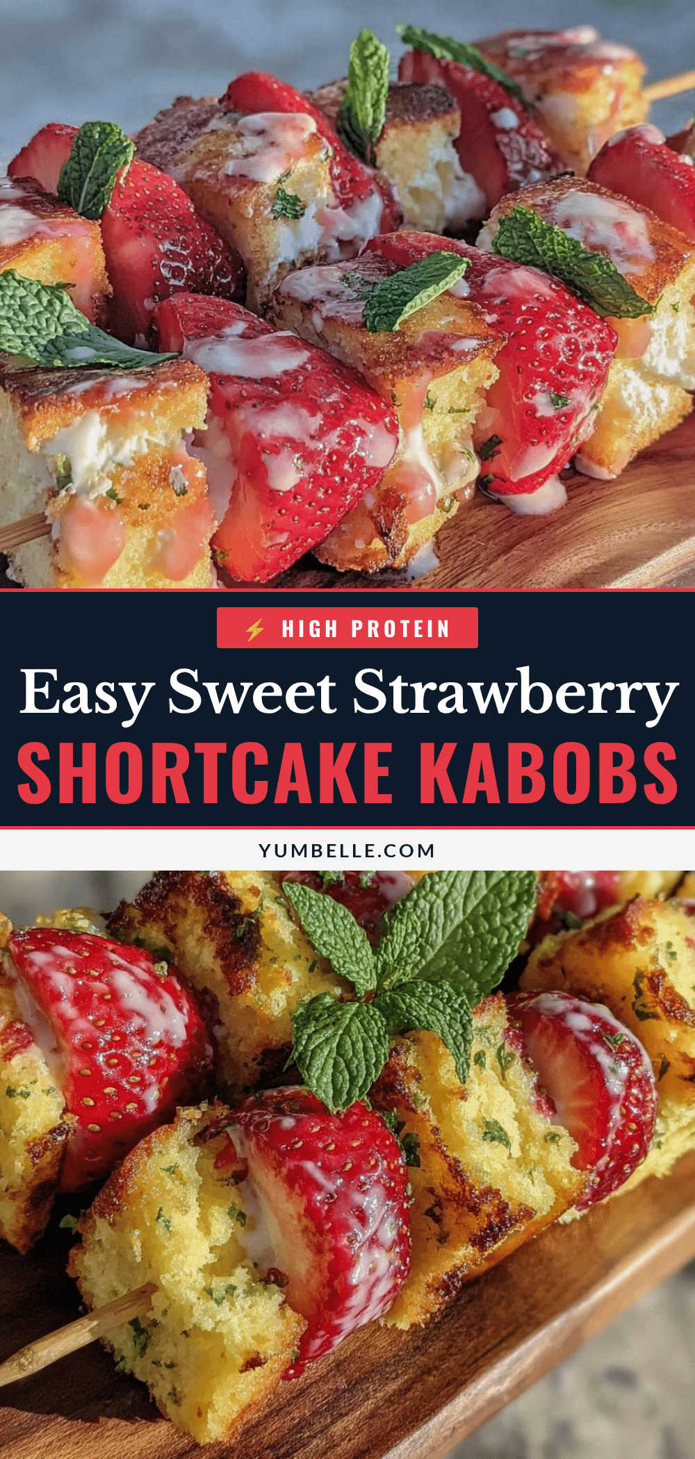 strawberry shortcake kabobs recipe
