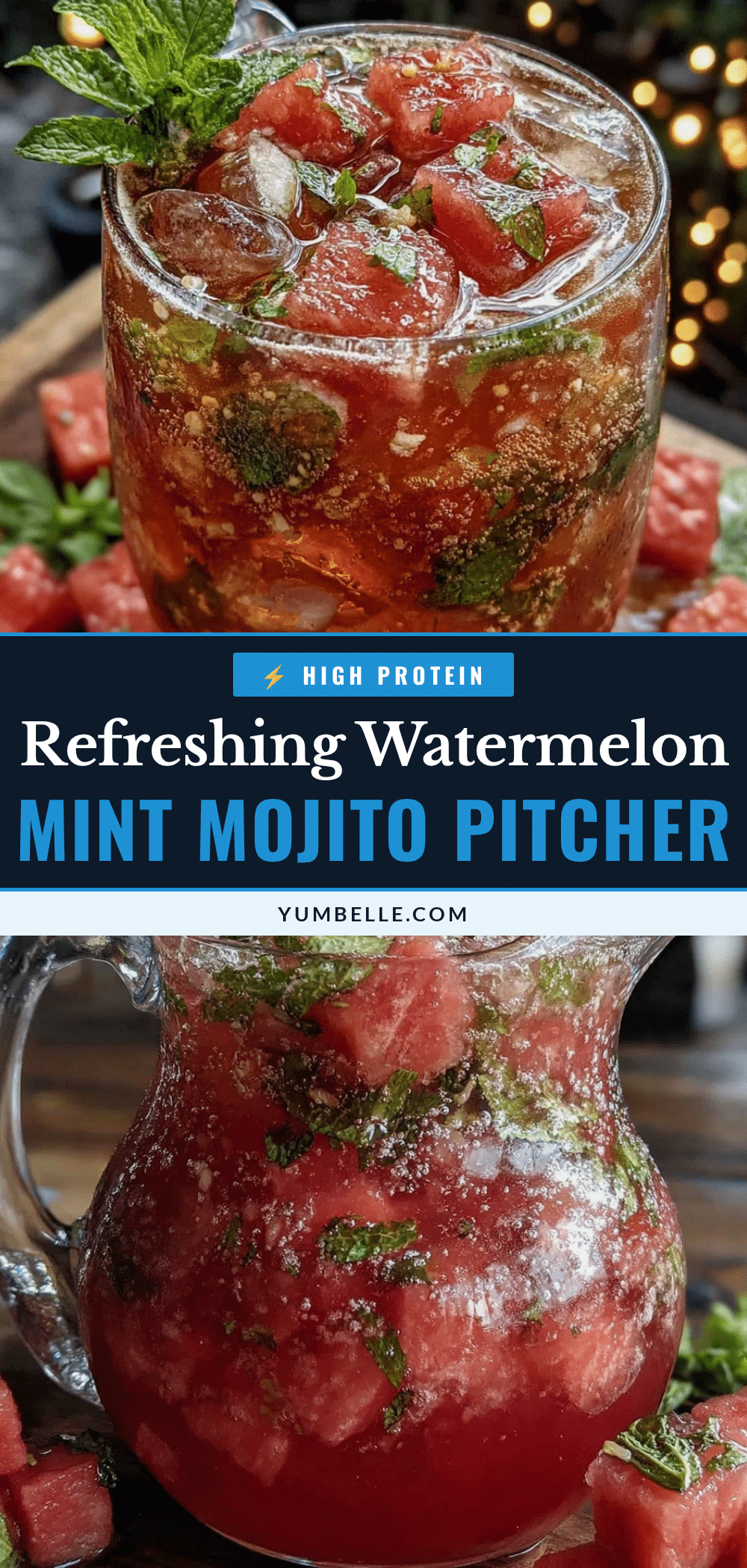 watermelon mint mojito pitcher recipe recipe