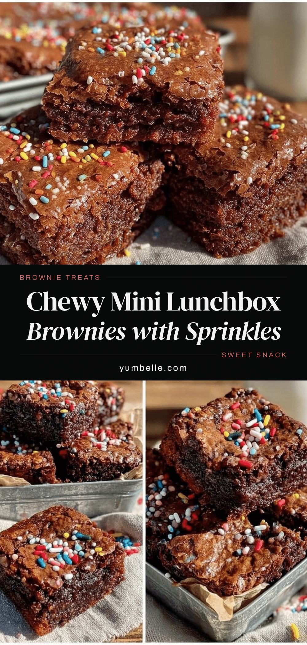 chewy mini lunchbox brownies recipe