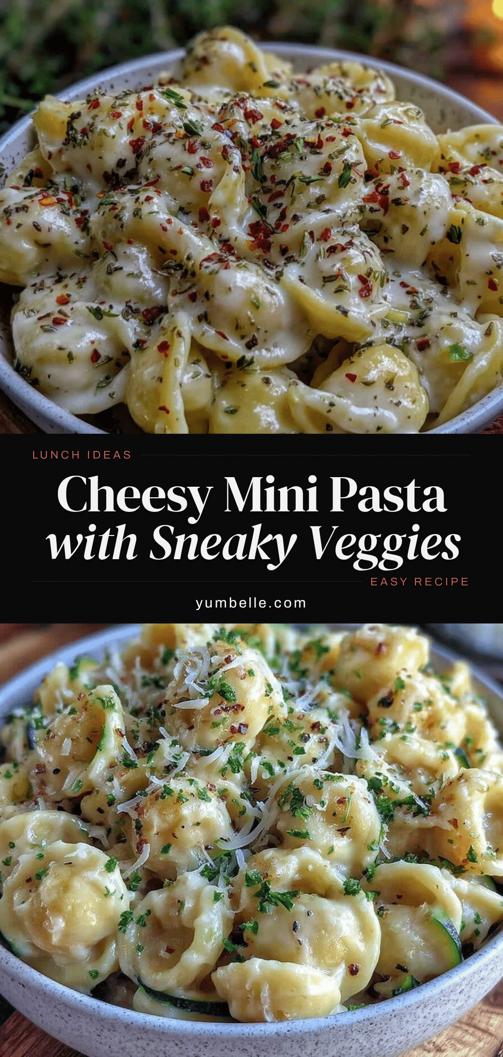 cozy cheesy mini pasta recipe
