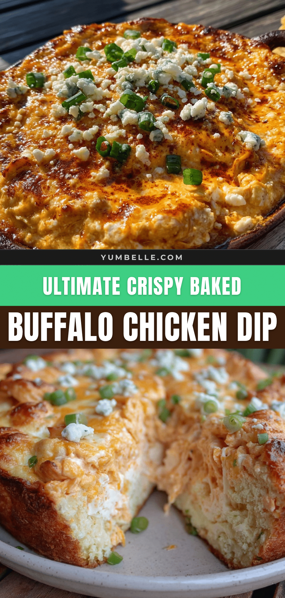 crispy baked buffalo chicken dip recipe