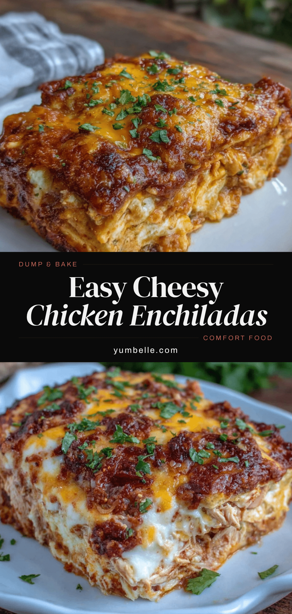 easy cheesy chicken enchilada casserole recipe