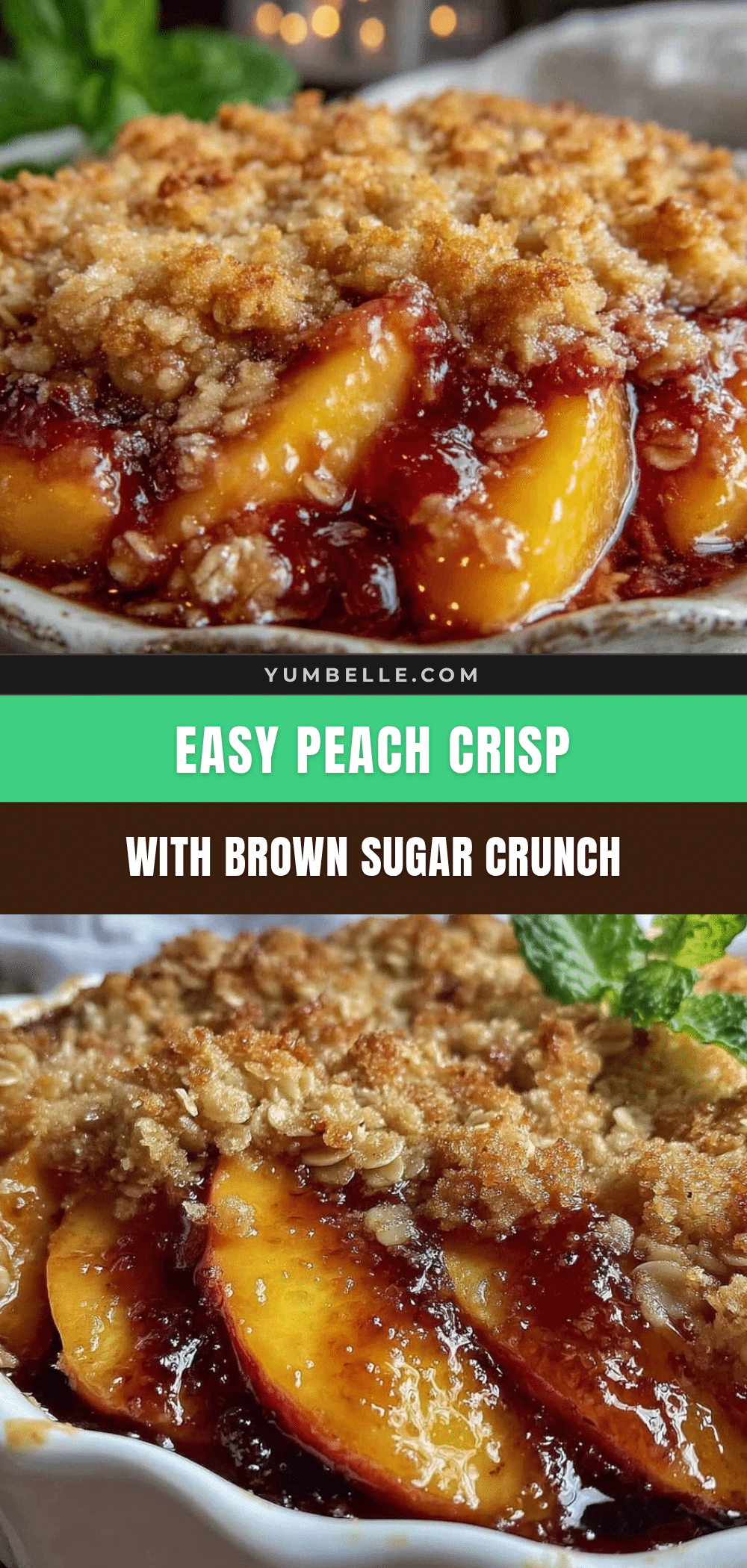 easy peach crisp recipe recipe