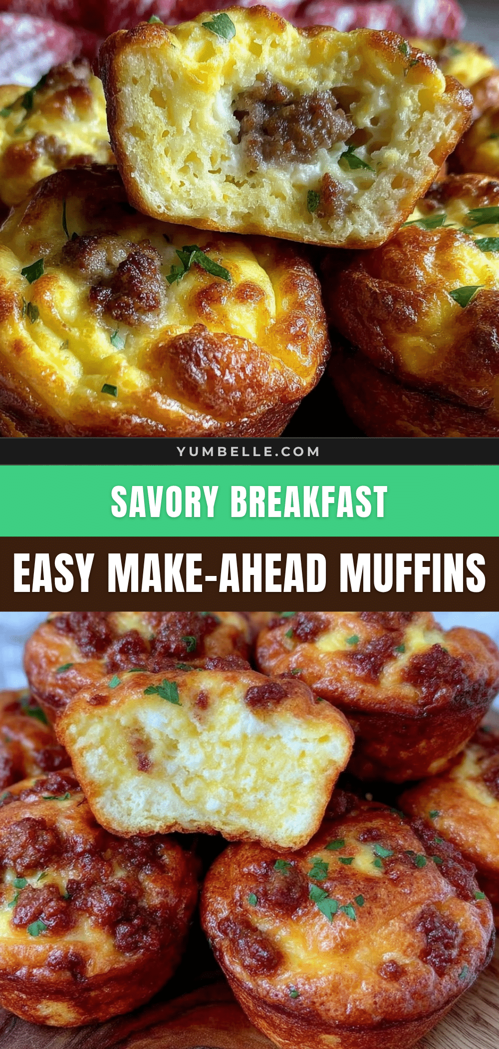 make-ahead egg and sausage breakfast muffins recipe