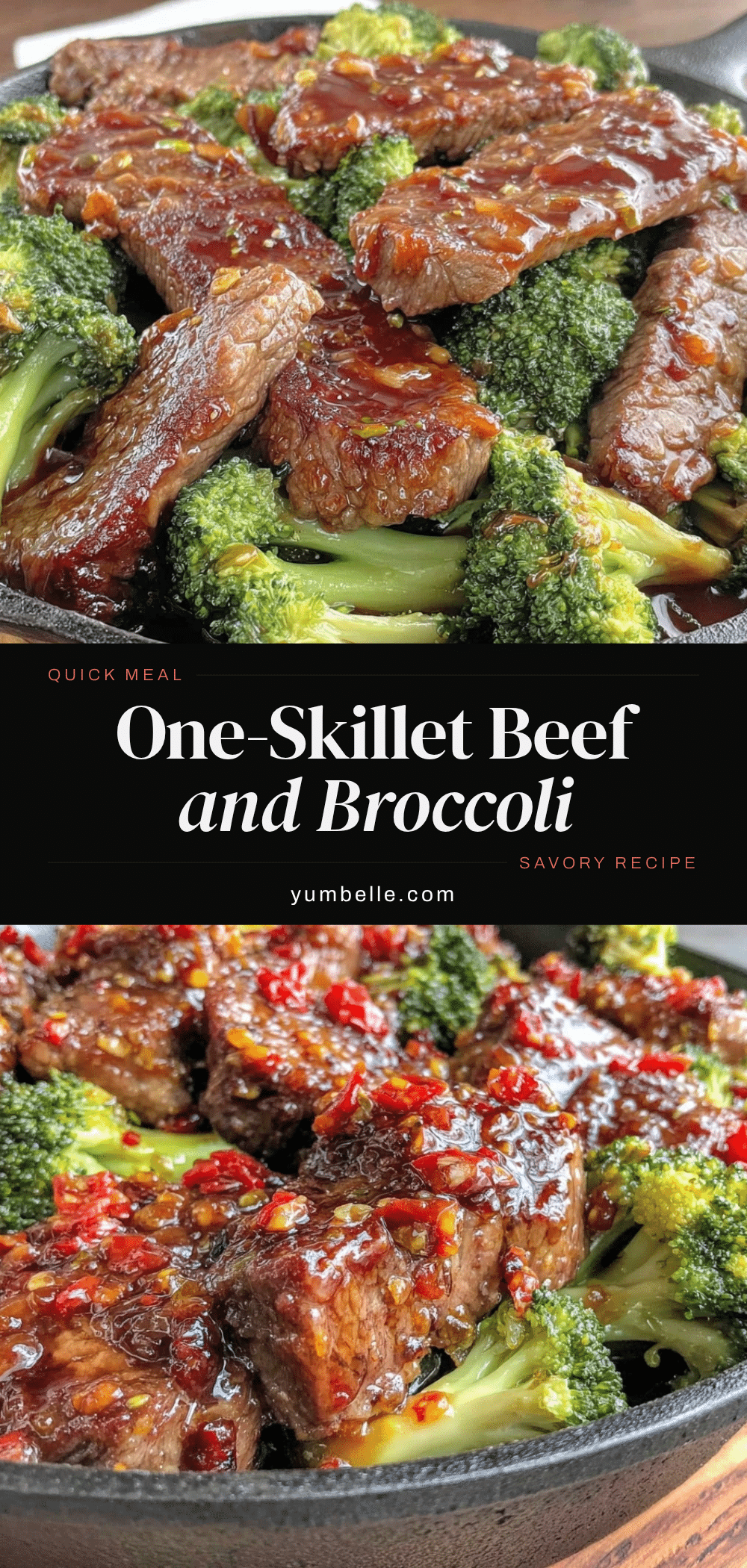 one-skillet beef and broccoli recipe