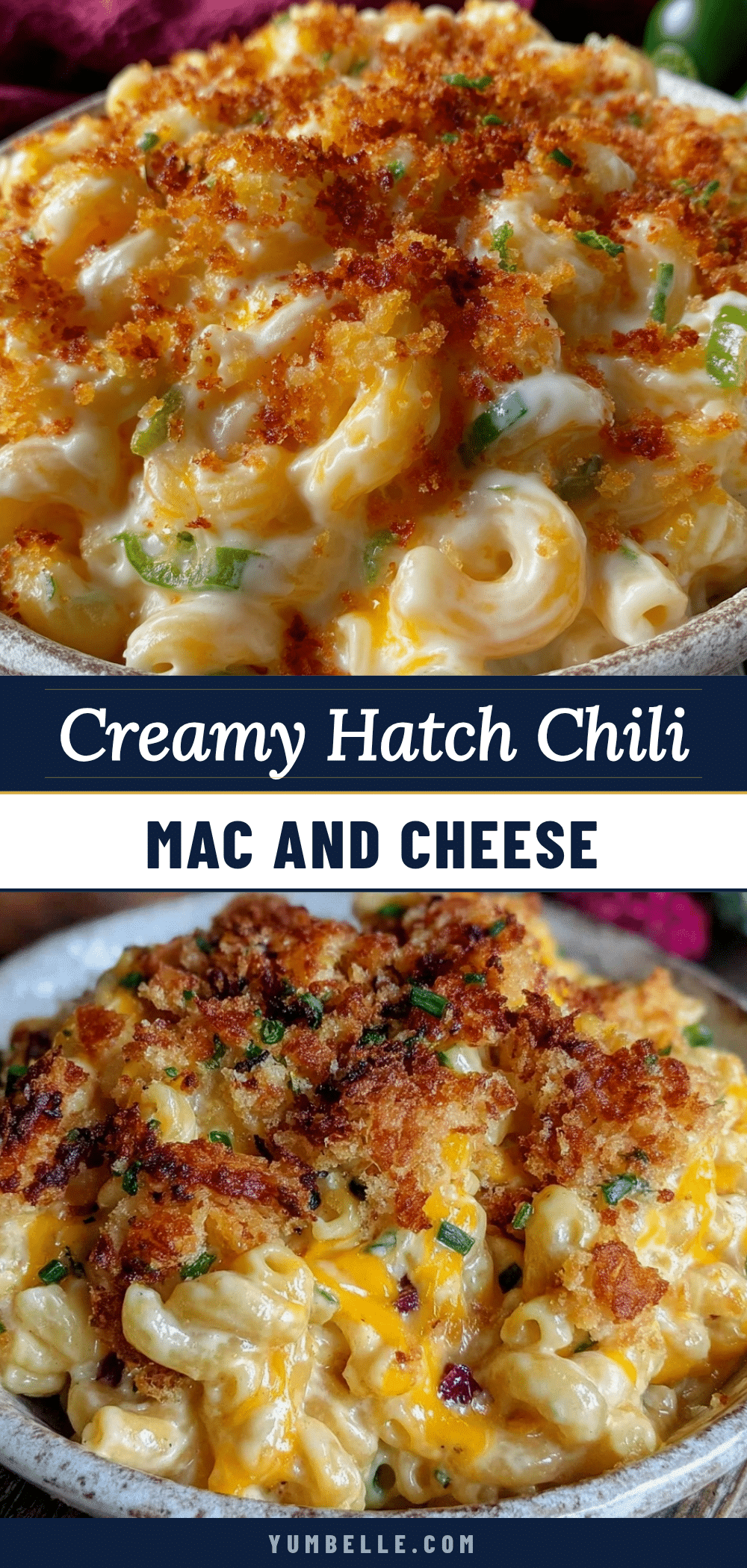 roasted hatch green chili mac and cheese recipe