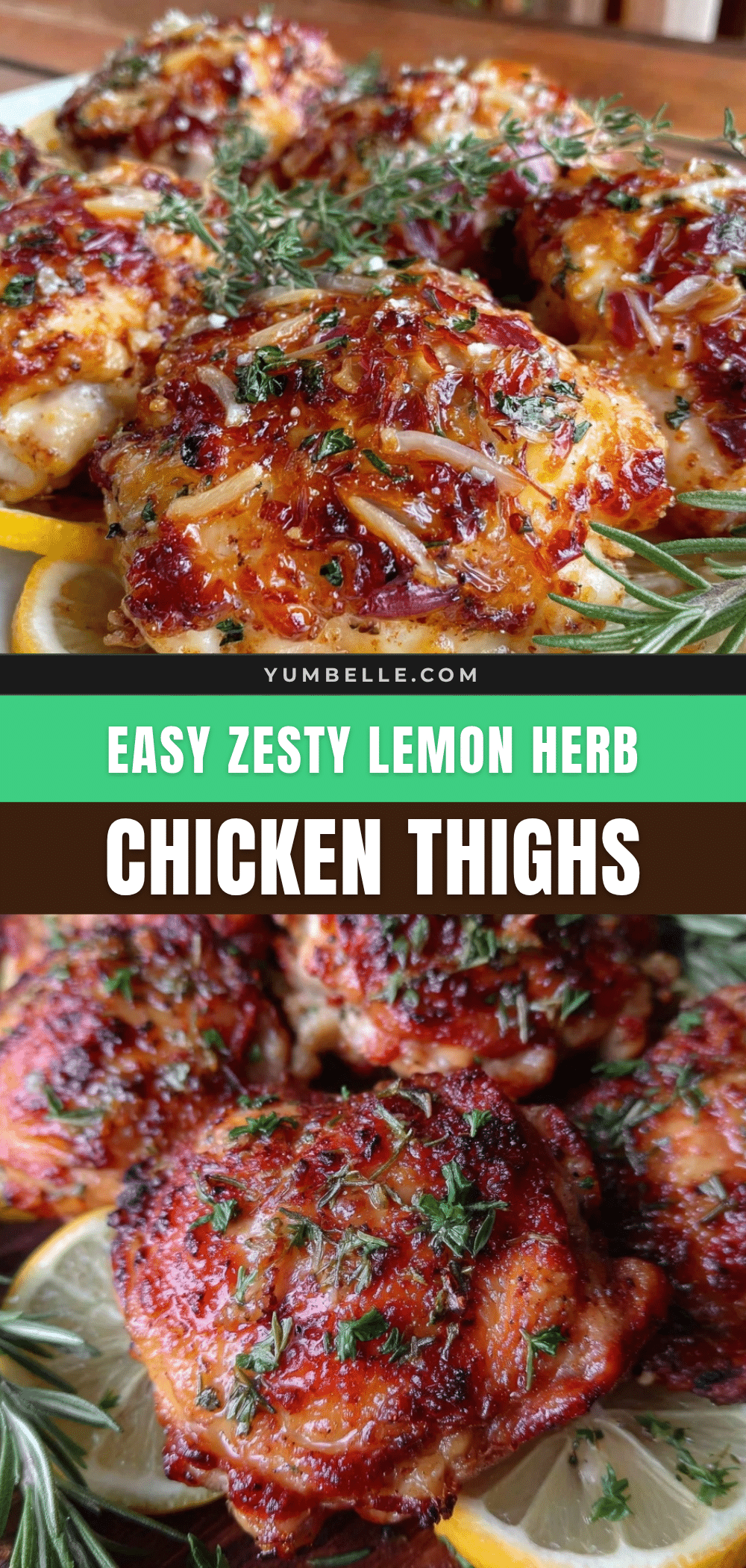 sheet pan lemon herb chicken thighs recipe