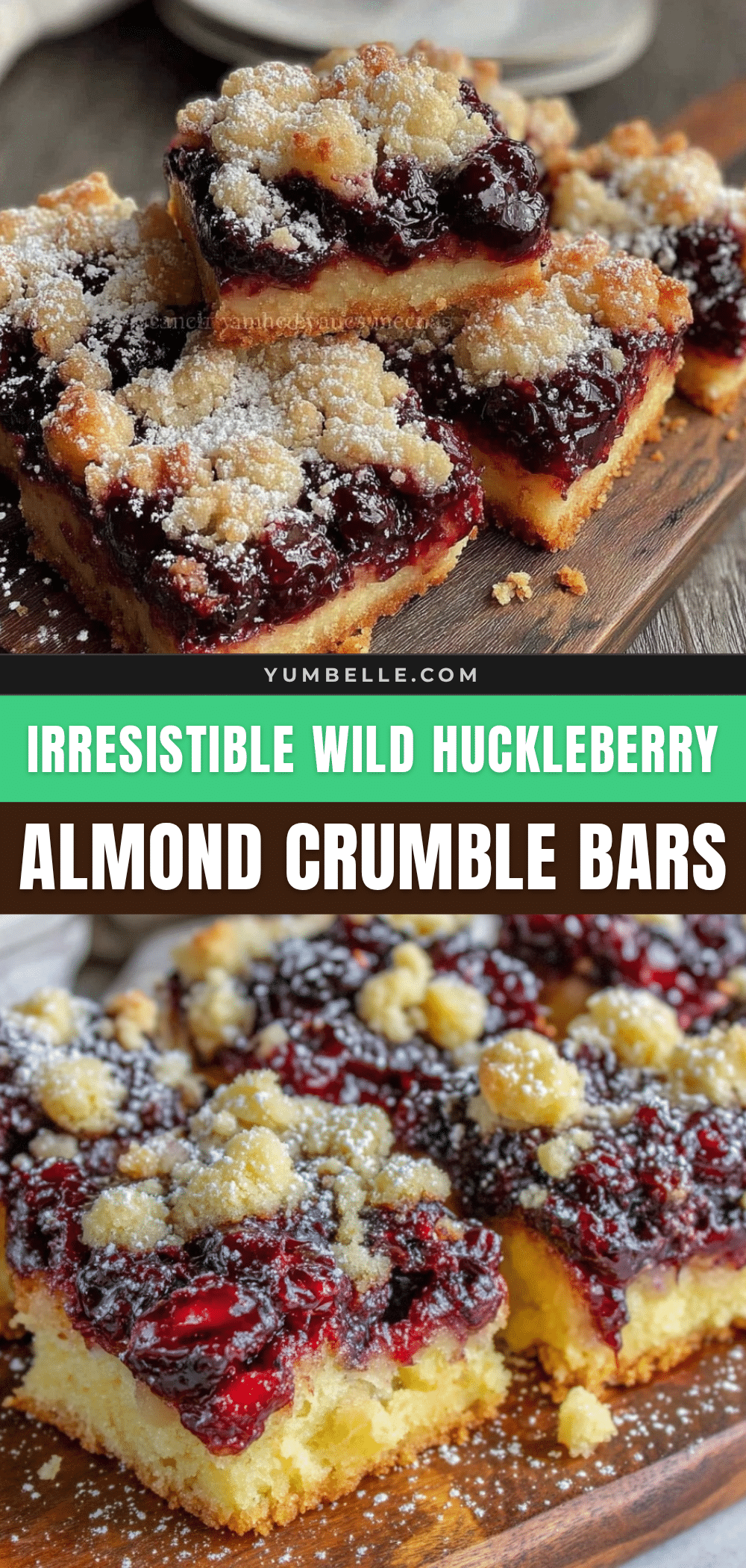wild huckleberry crumble bars recipe