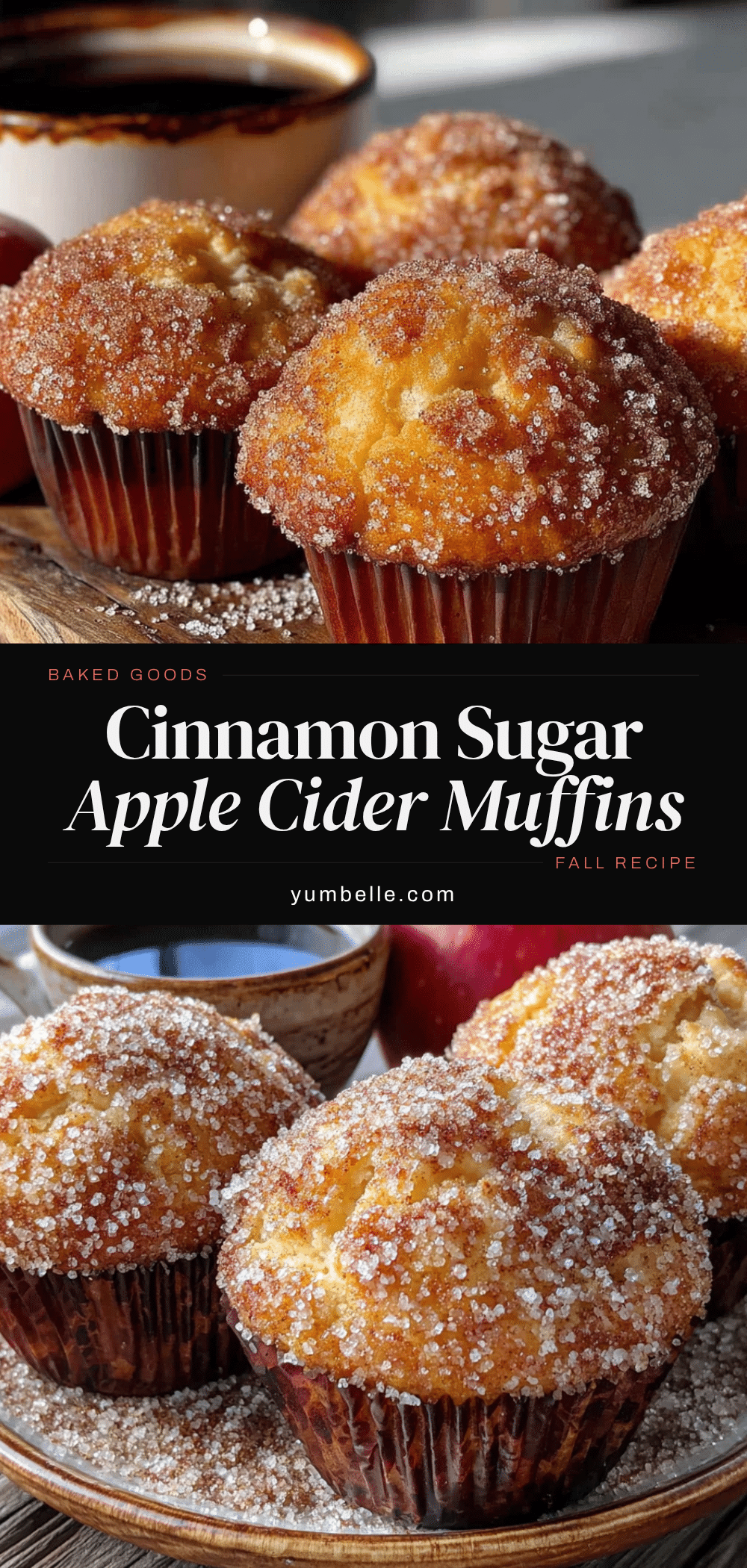 apple cider donut muffins recipe