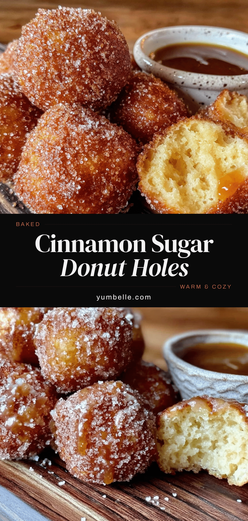 baked apple cider donut holes recipe