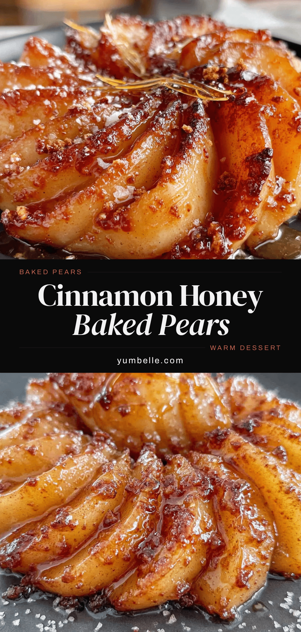 baked pear slices recipe