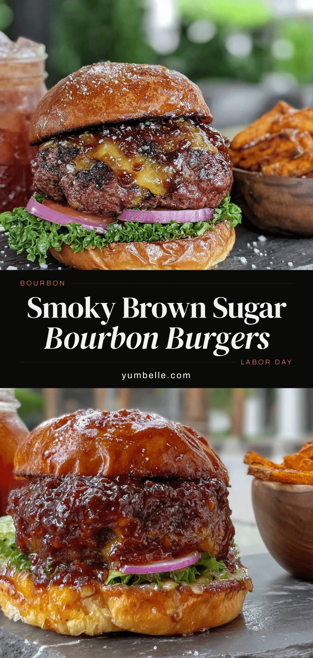 brown sugar bourbon burgers recipe