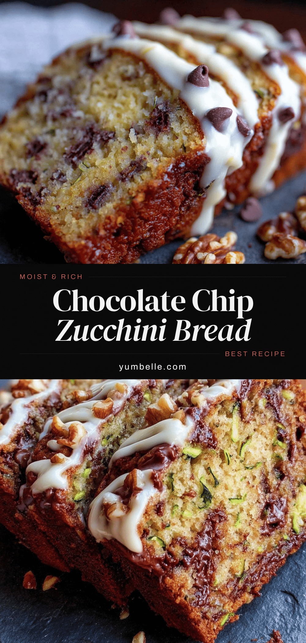 chocolate chip zucchini bread recipe