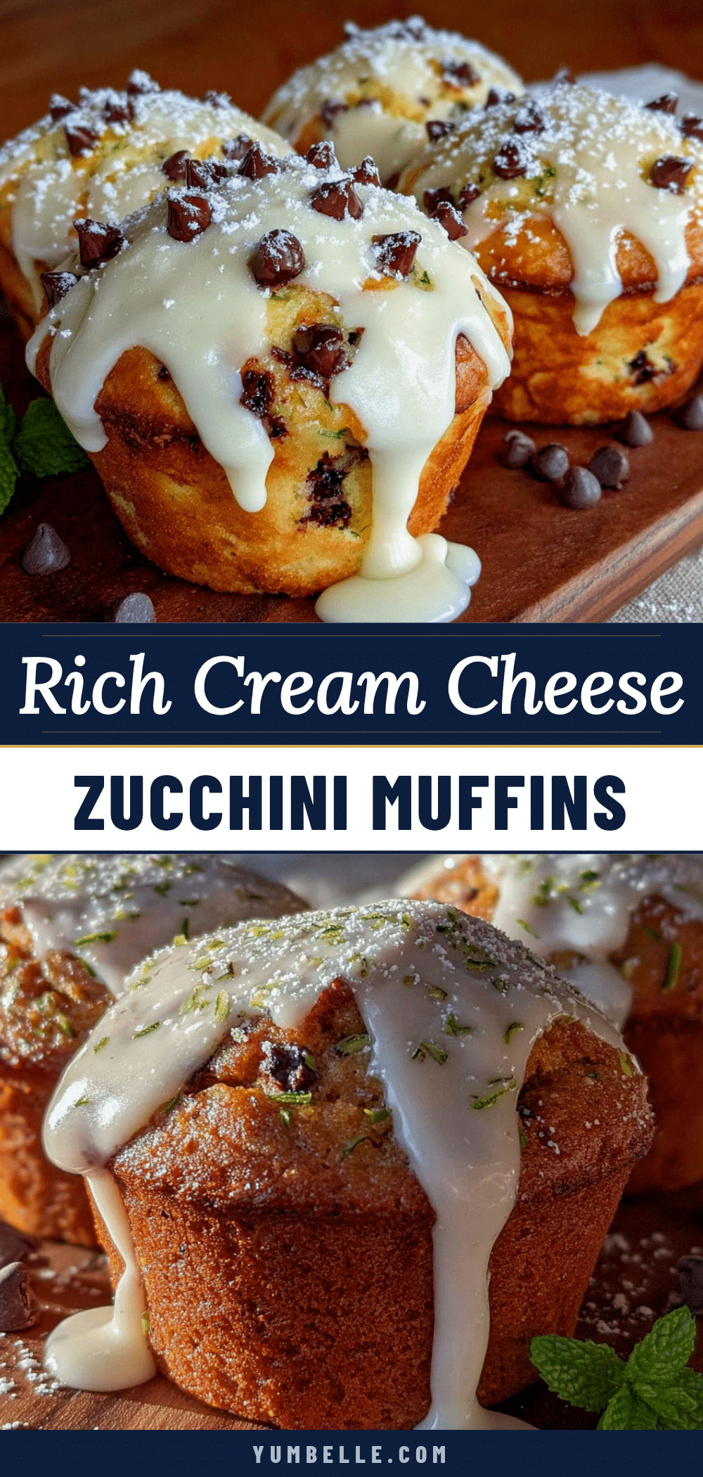 chocolate chip zucchini muffins recipe