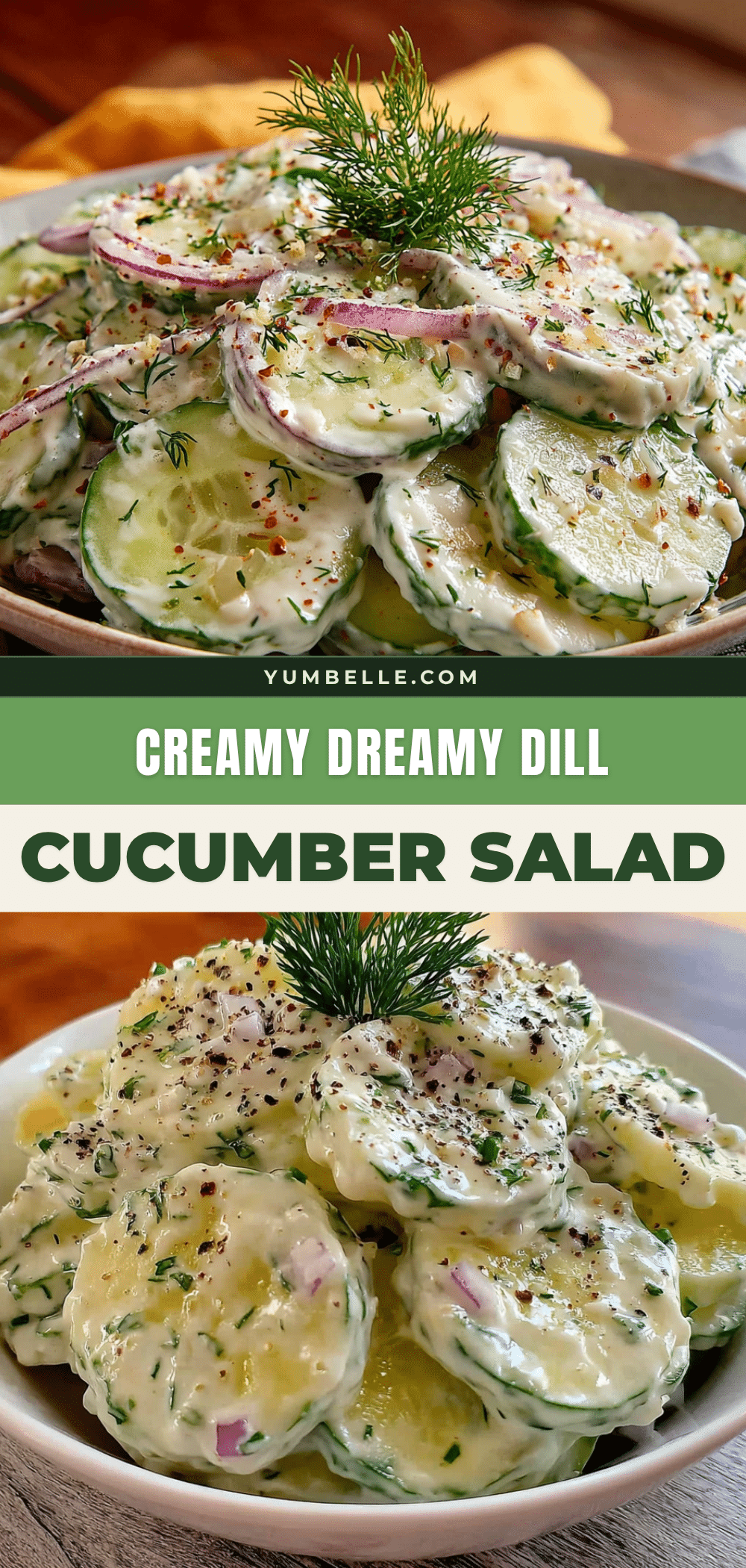creamy cucumber salad recipe recipe