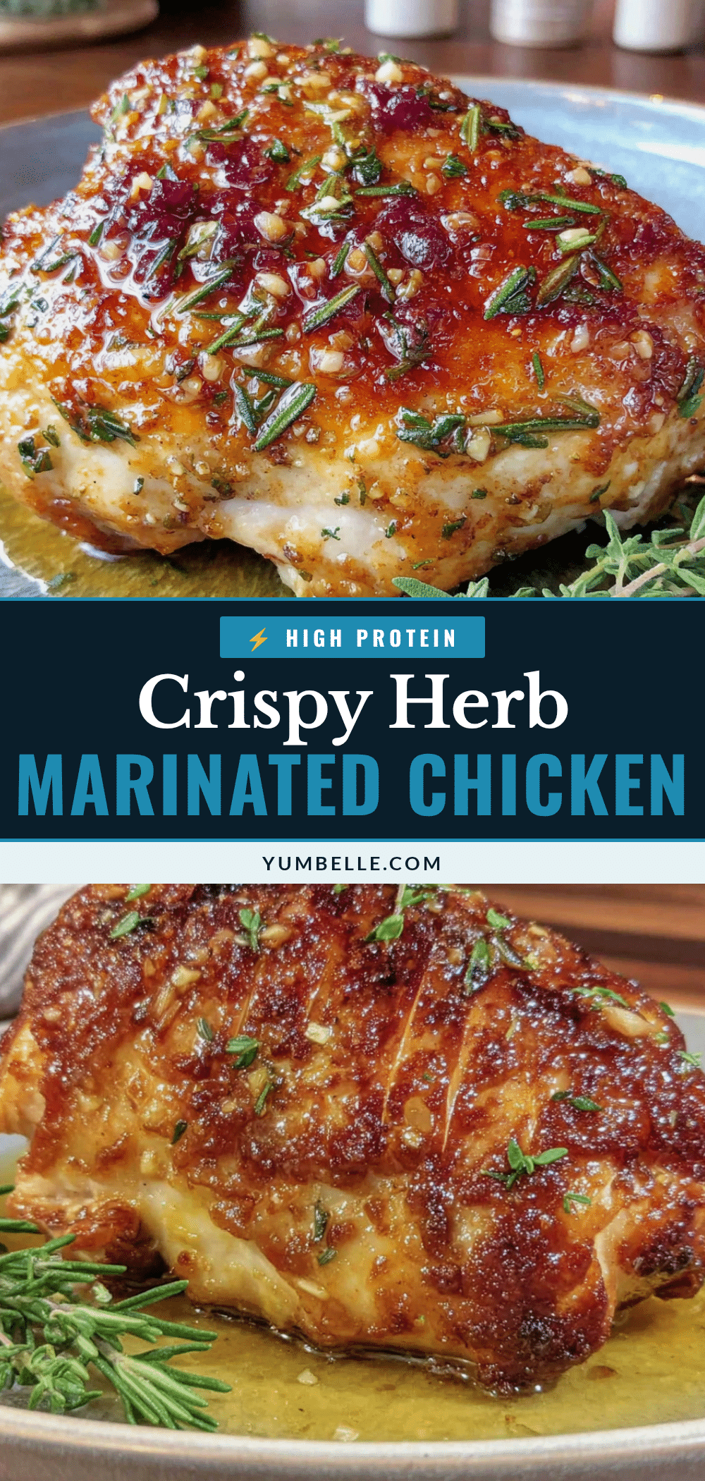 crispy baked chicken breast with herb marinade recipe