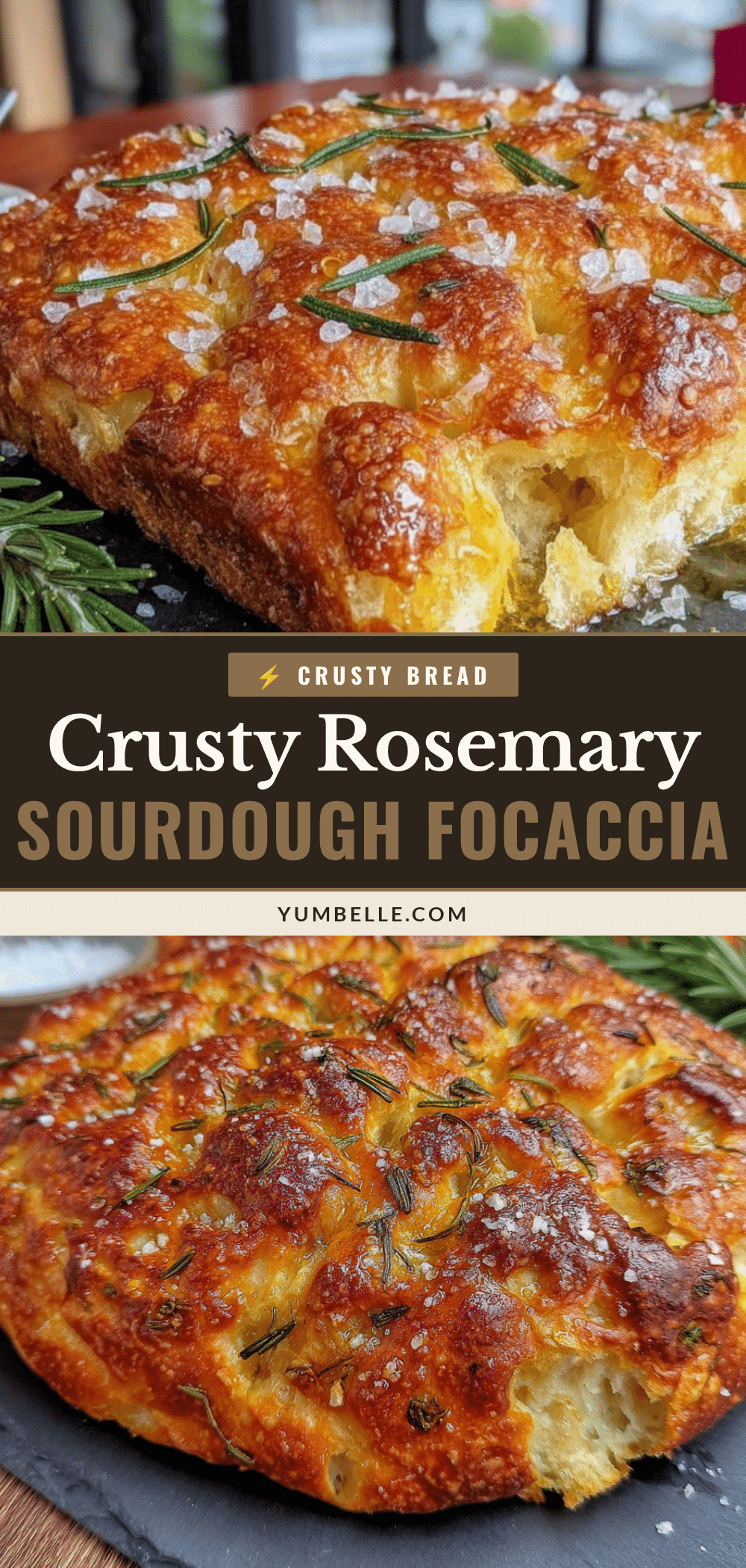 crispy rosemary sourdough focaccia recipe
