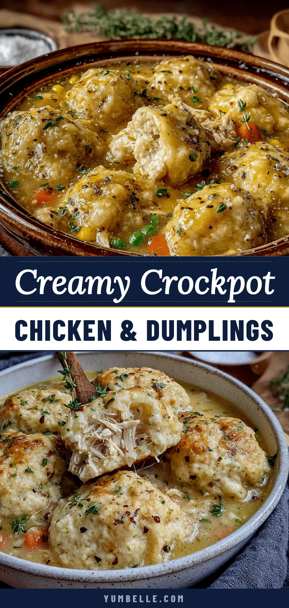 crockpot chicken and dumplings recipe
