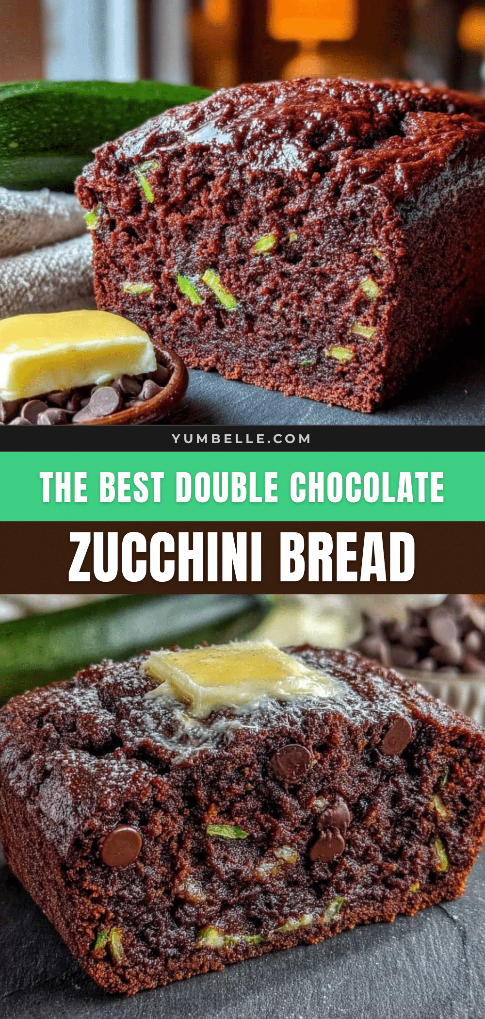double chocolate zucchini bread recipe