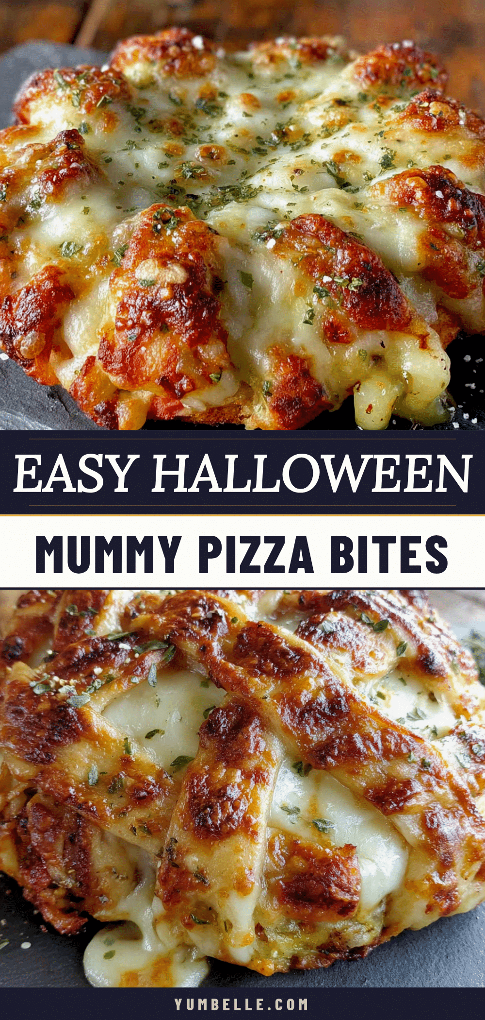 Easy Mummy Pizza Bites recipe