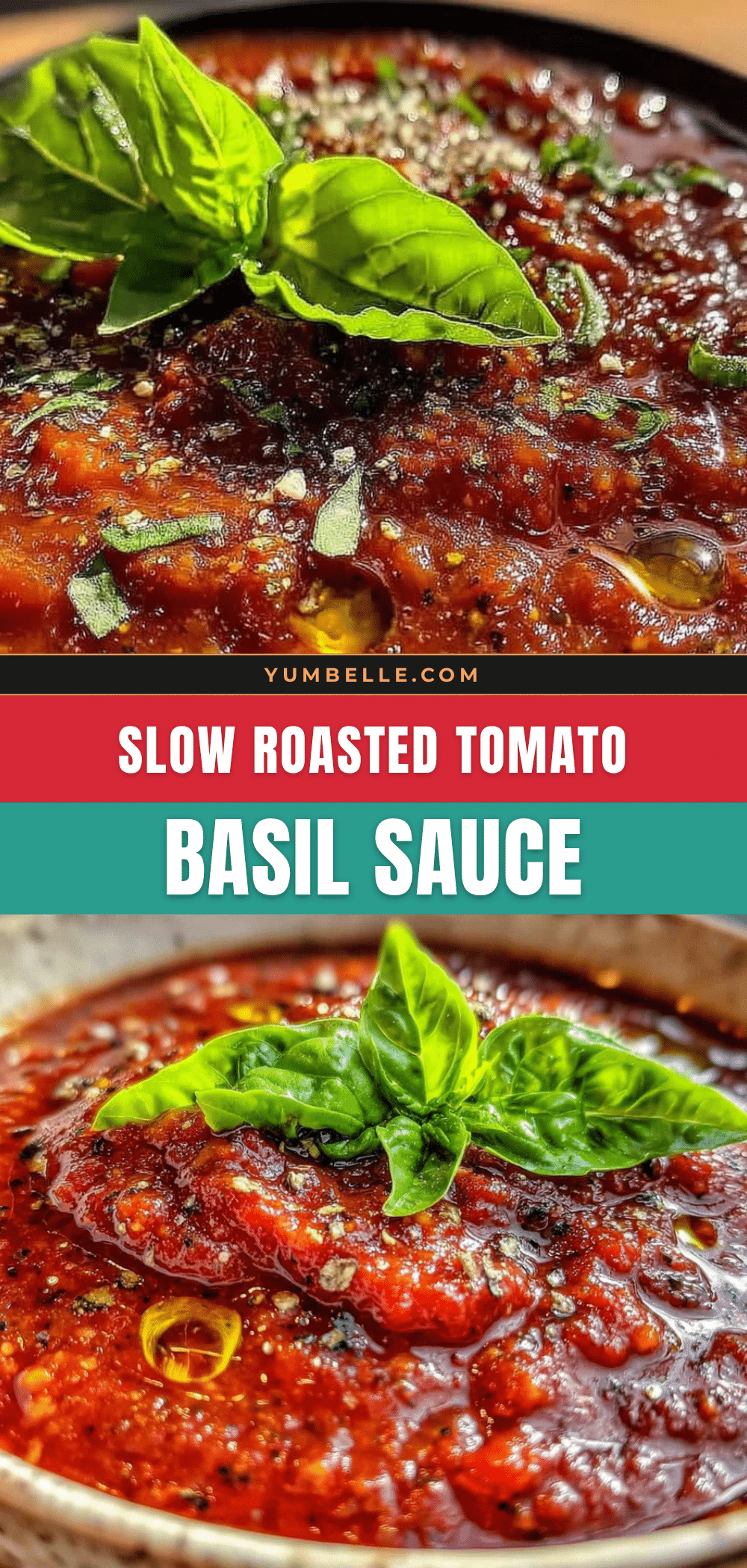 easy slow roasted canned tomato sauce with basil recipe