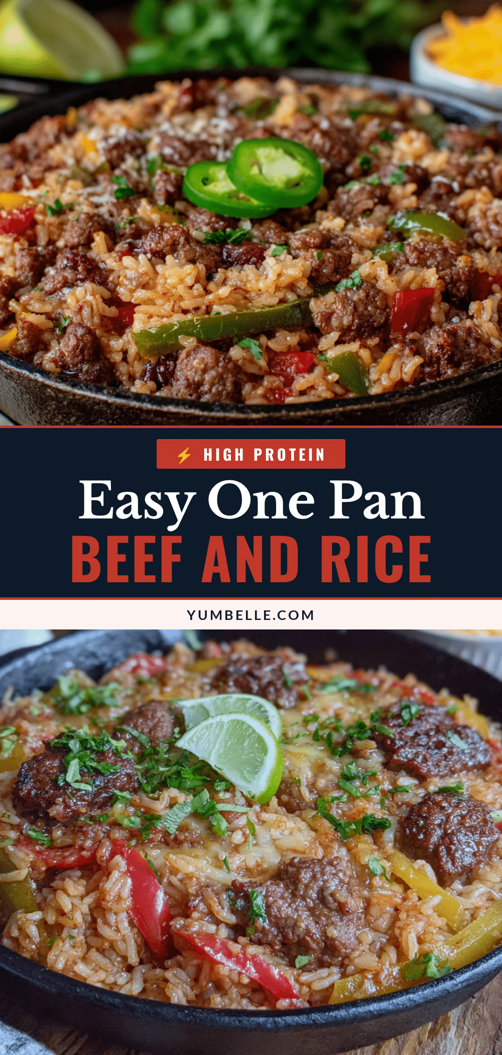 ground beef and rice skillet recipe