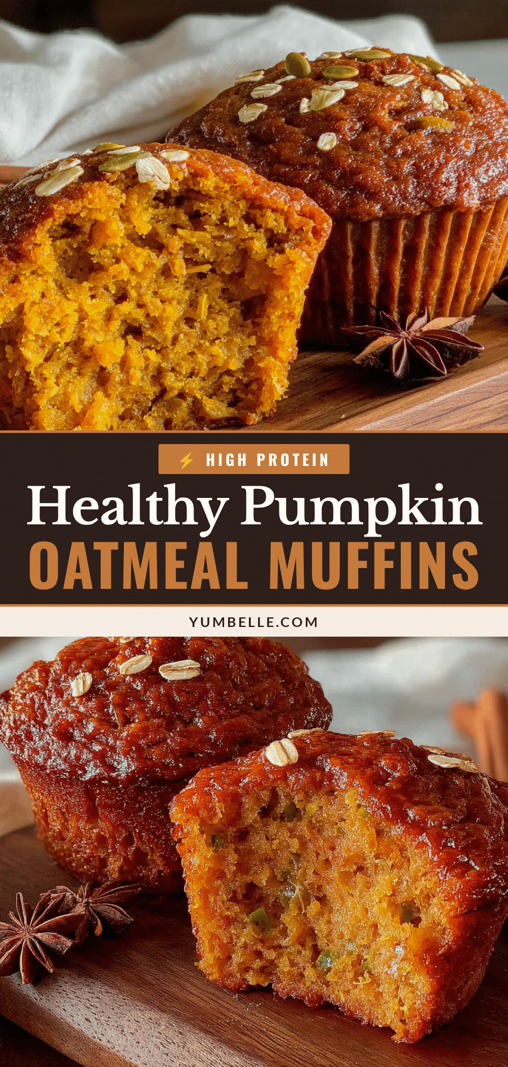 healthy pumpkin oatmeal muffins recipe
