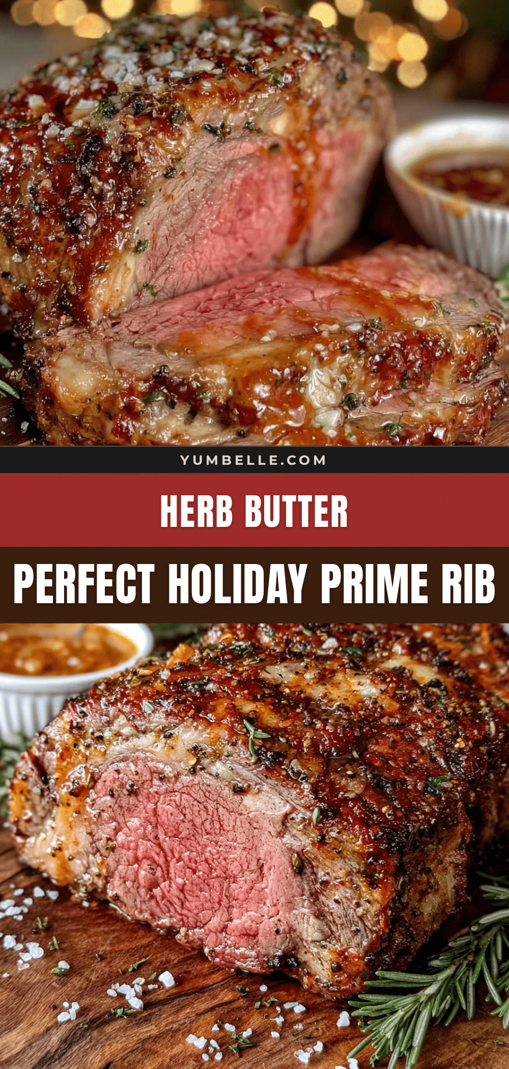 herb butter prime rib roast recipe