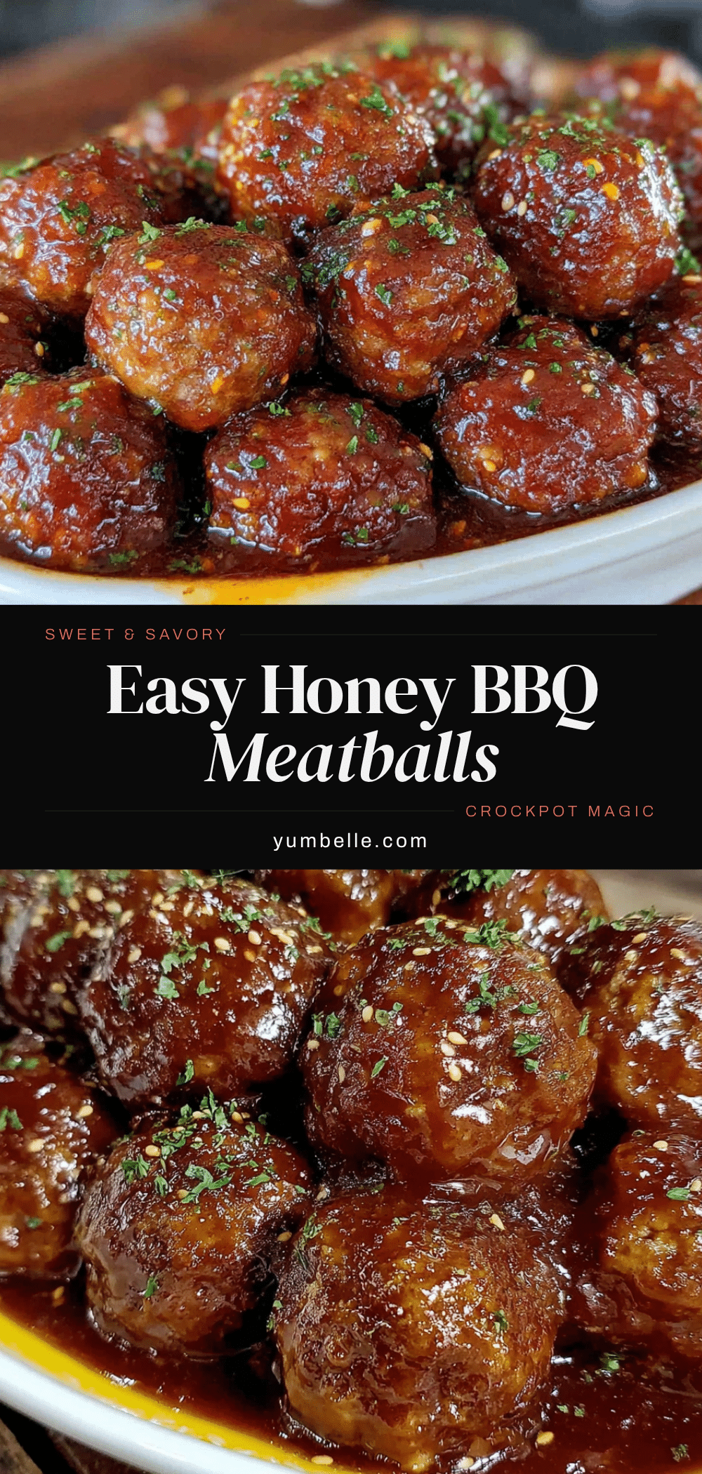 Honey BBQ meatballs crockpot recipe