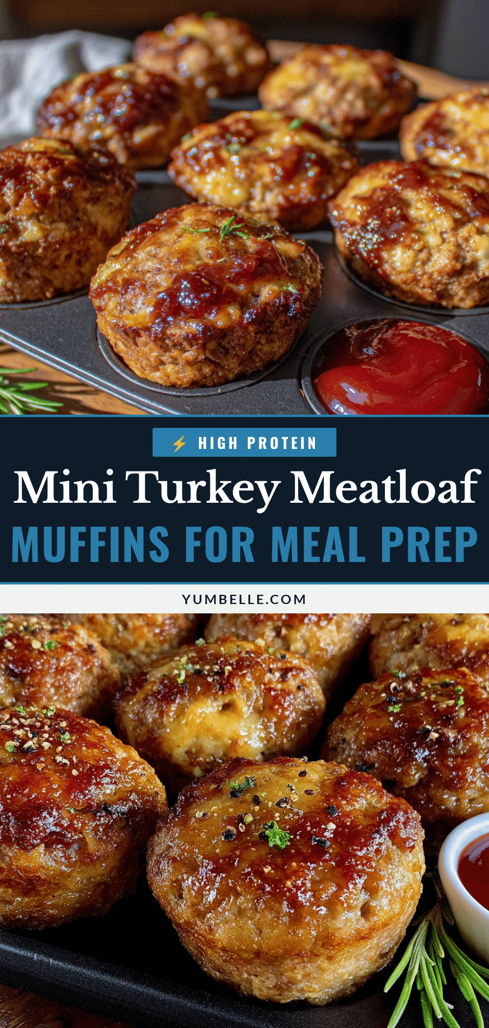 mini turkey meatloaf muffins recipe