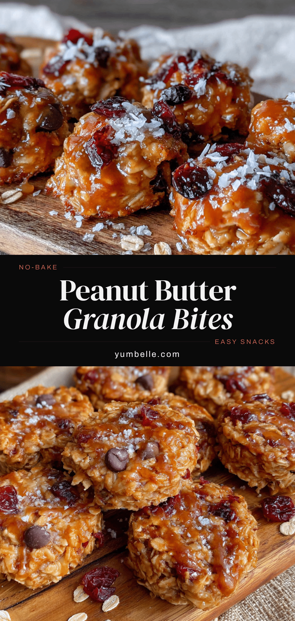 no-bake peanut butter granola bites recipe